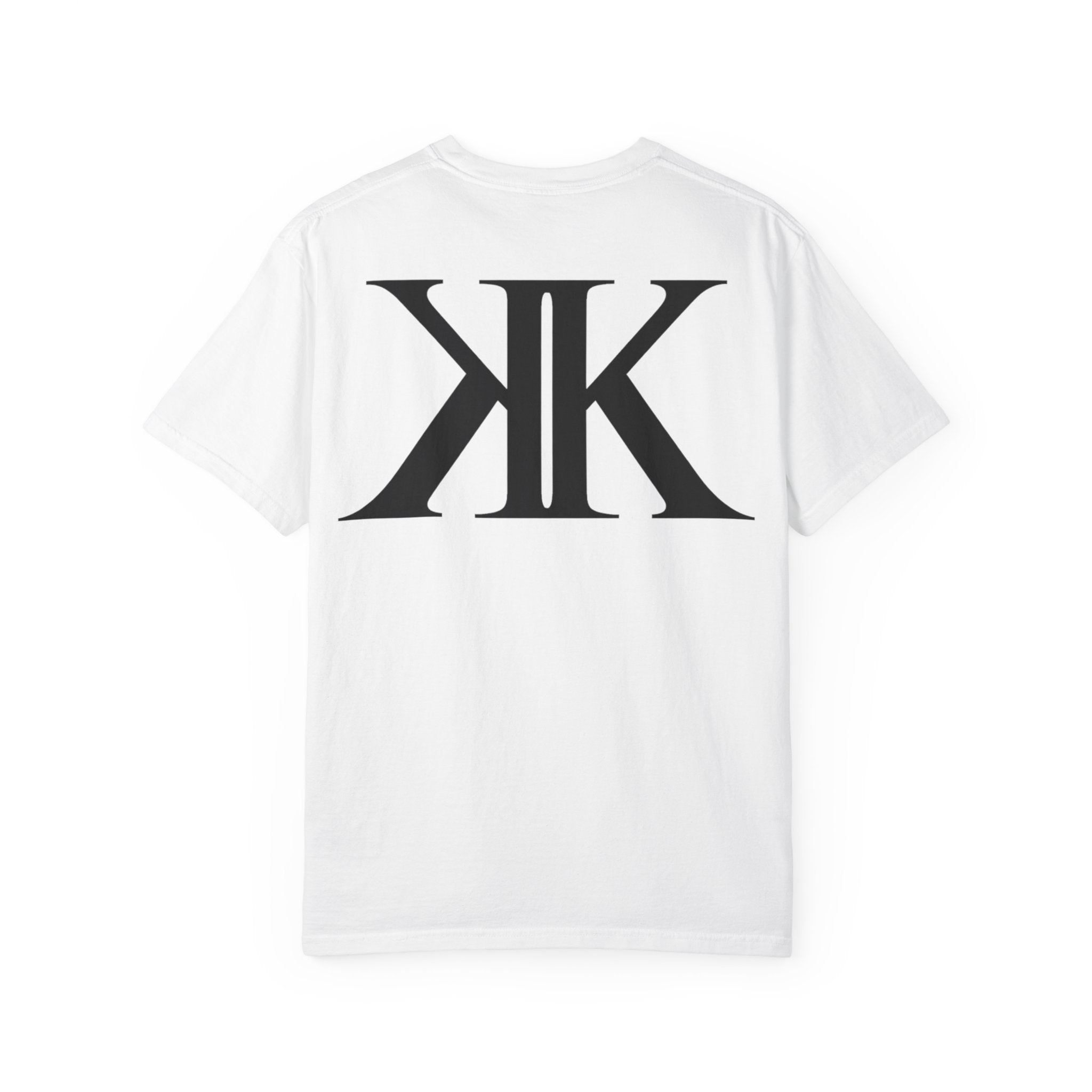 KK Monogram Tee — Bold Symmetrical Lettermark T-Shirt