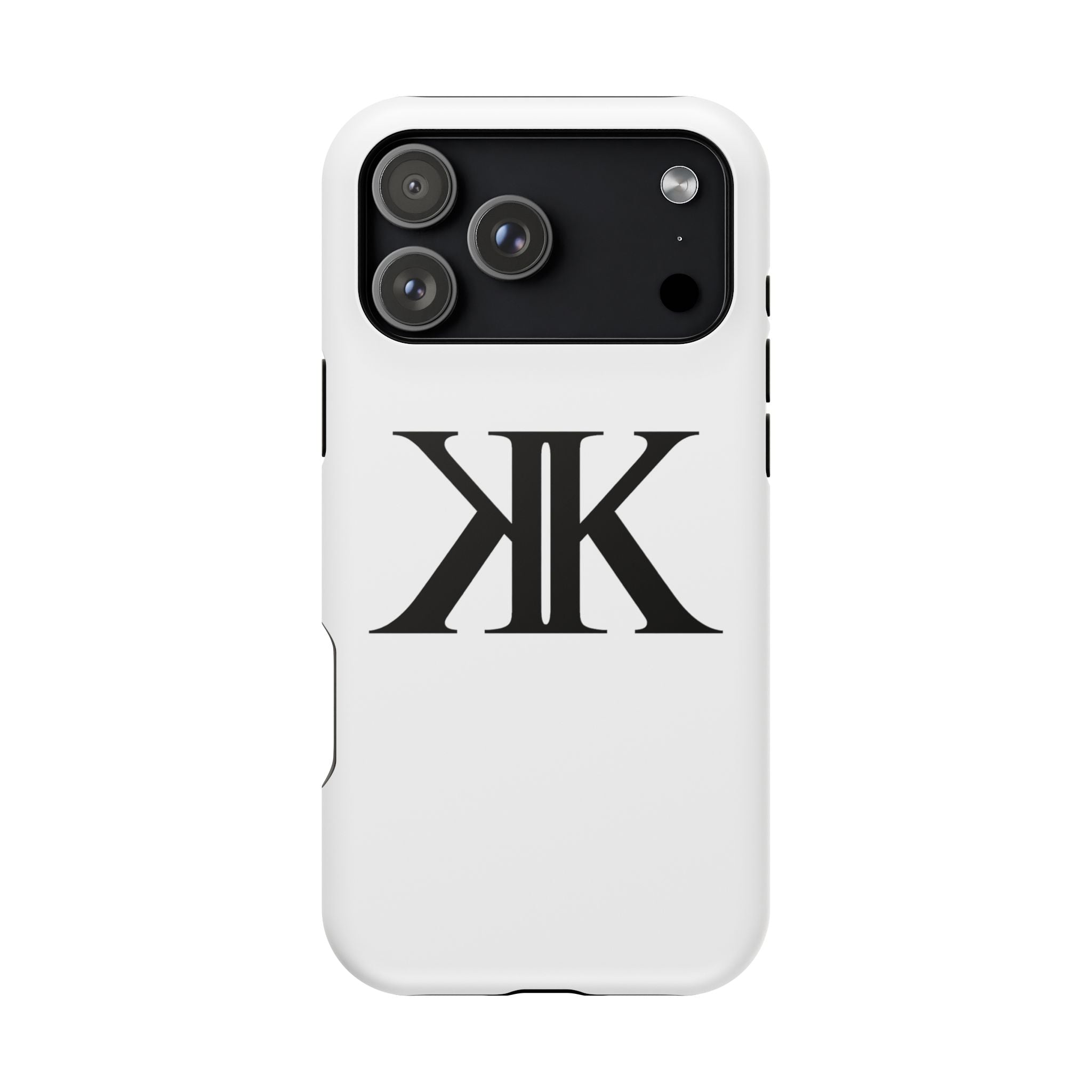 Magnetic Impact-Resistant Case with Bold KK Monogram