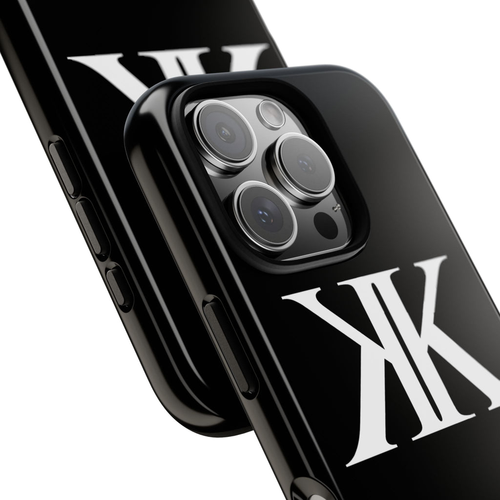 Monogram KK Phone Case BLACK — Tough Protective iPhone Cover