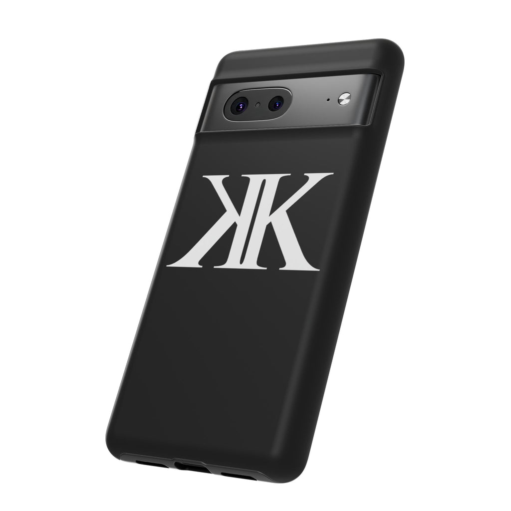Monogram KK Phone Case BLACK — Tough Protective iPhone Cover