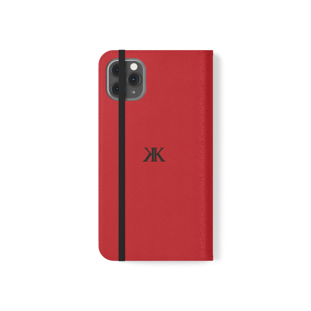 Kairos Kosmos Logo RED Flip Phone Case