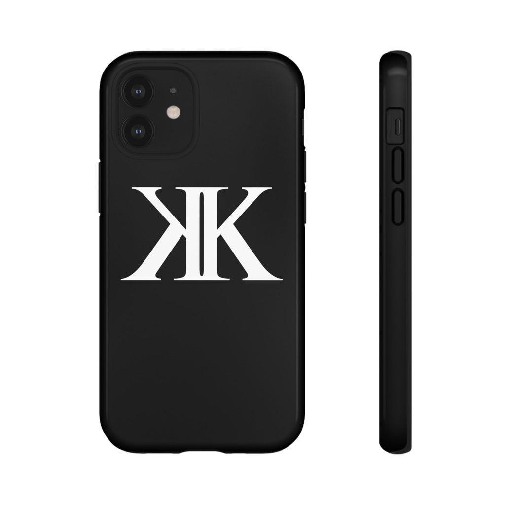 Monogram KK Phone Case BLACK — Tough Protective iPhone Cover