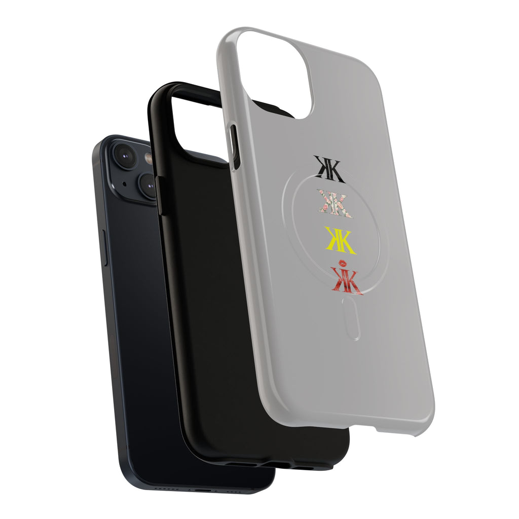 Sigil Collection Phone Case — Minimalist Monogram Stack Tough Magnetic Case