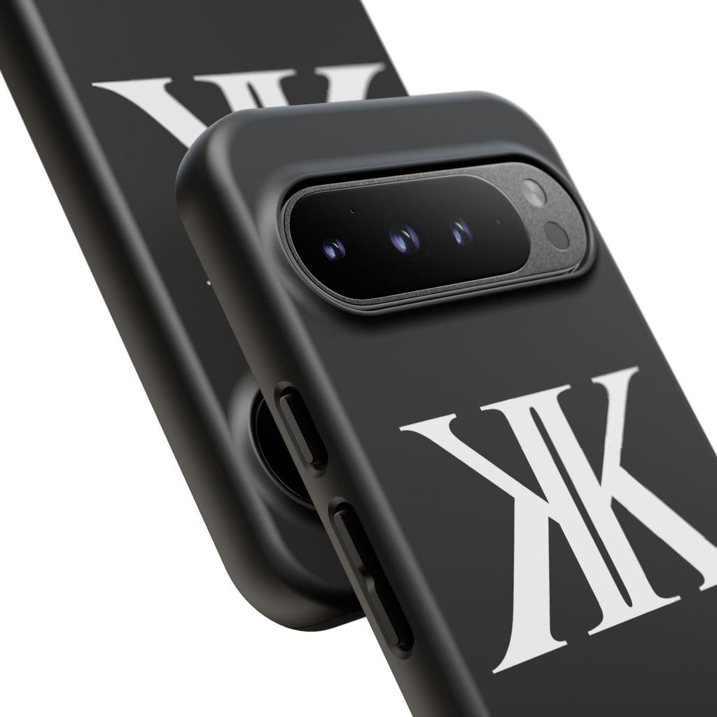 Monogram KK Phone Case BLACK — Tough Protective iPhone Cover