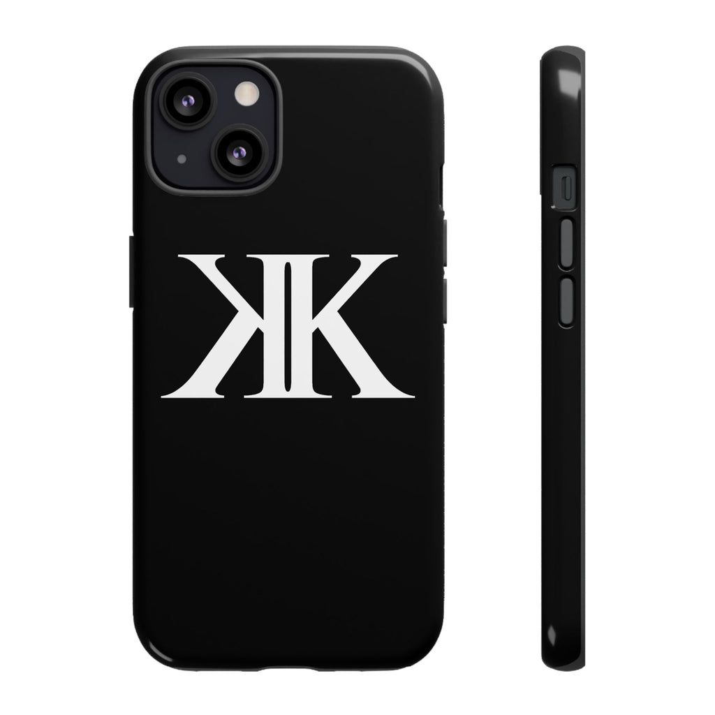 Monogram KK Phone Case BLACK — Tough Protective iPhone Cover