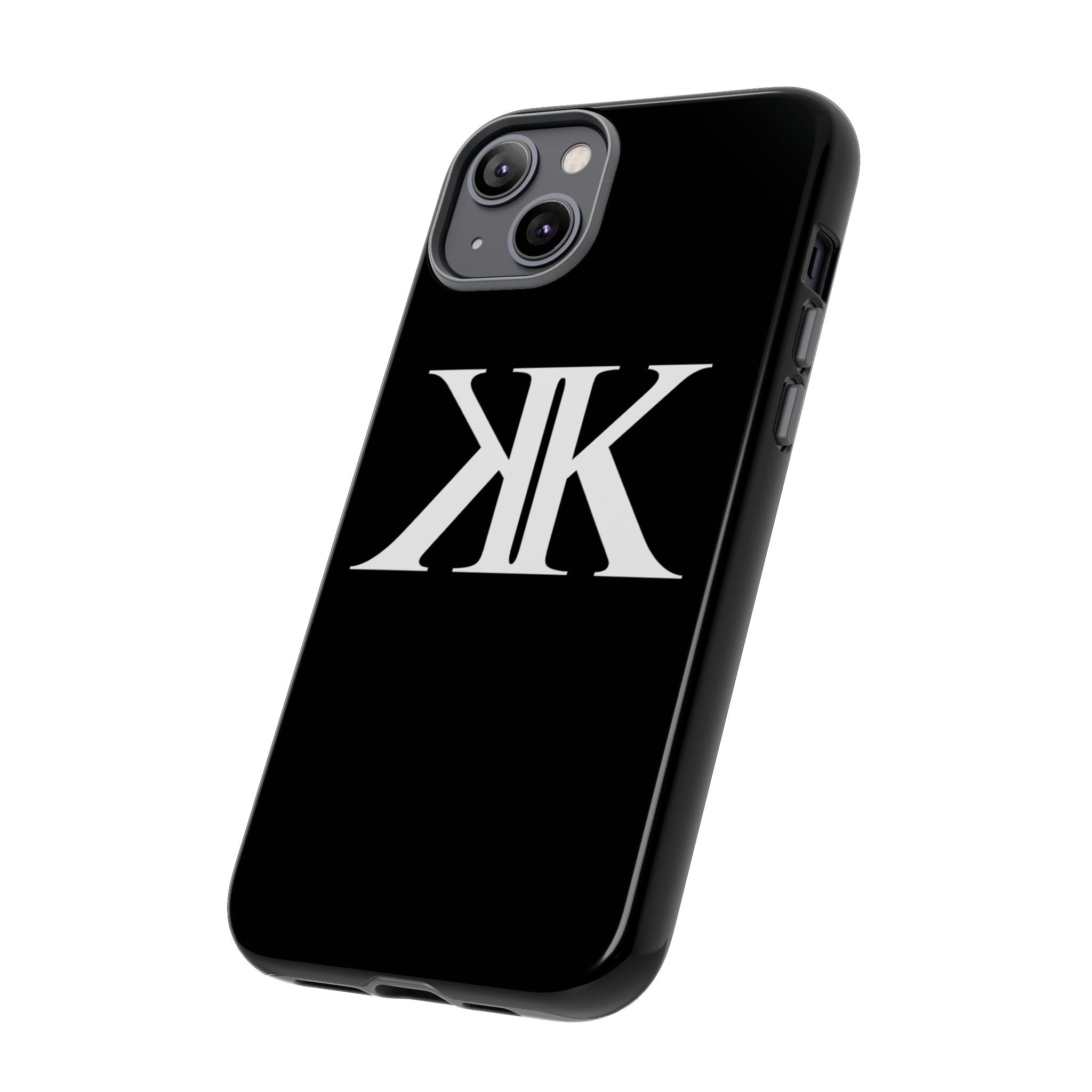 Monogram KK Phone Case BLACK — Tough Protective iPhone Cover
