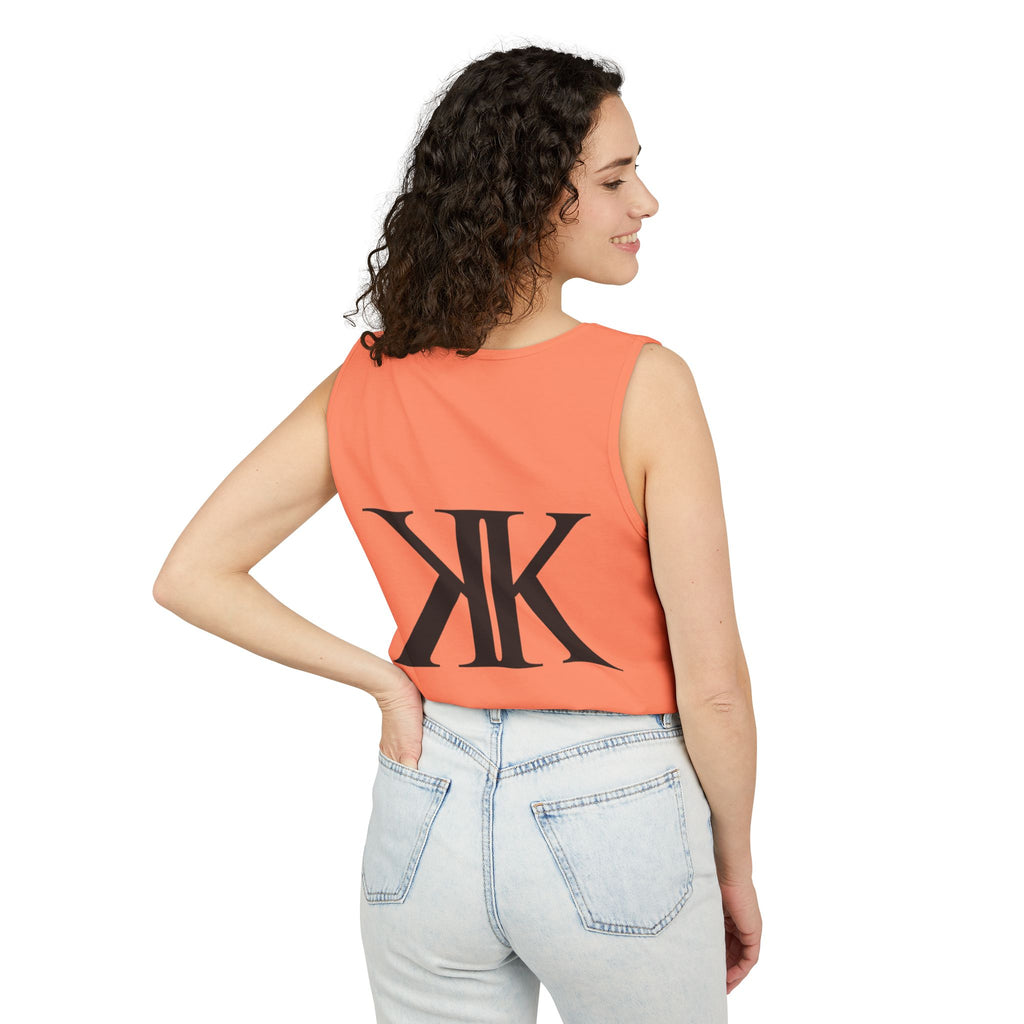 KK Monogram Tank Top — Minimalist Logo Graphic Tank