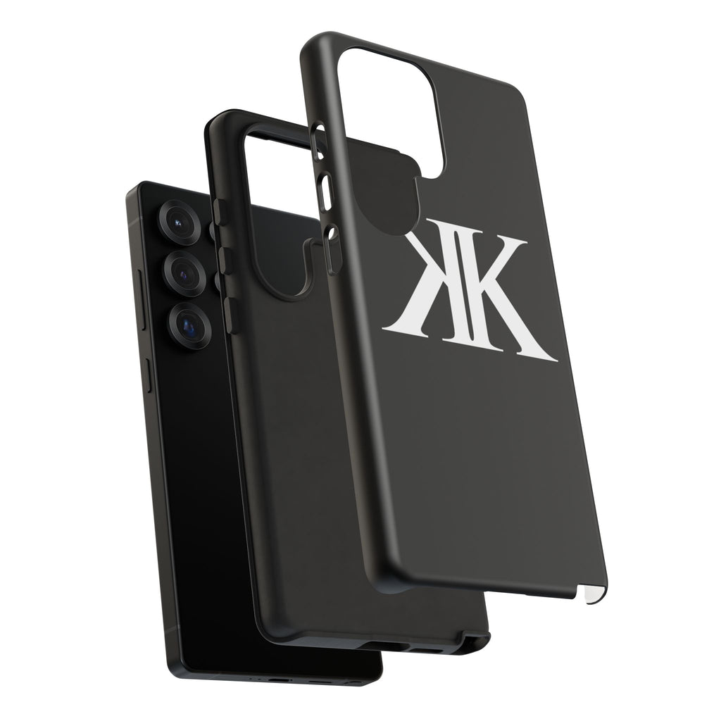Monogram KK Phone Case BLACK — Tough Protective iPhone Cover
