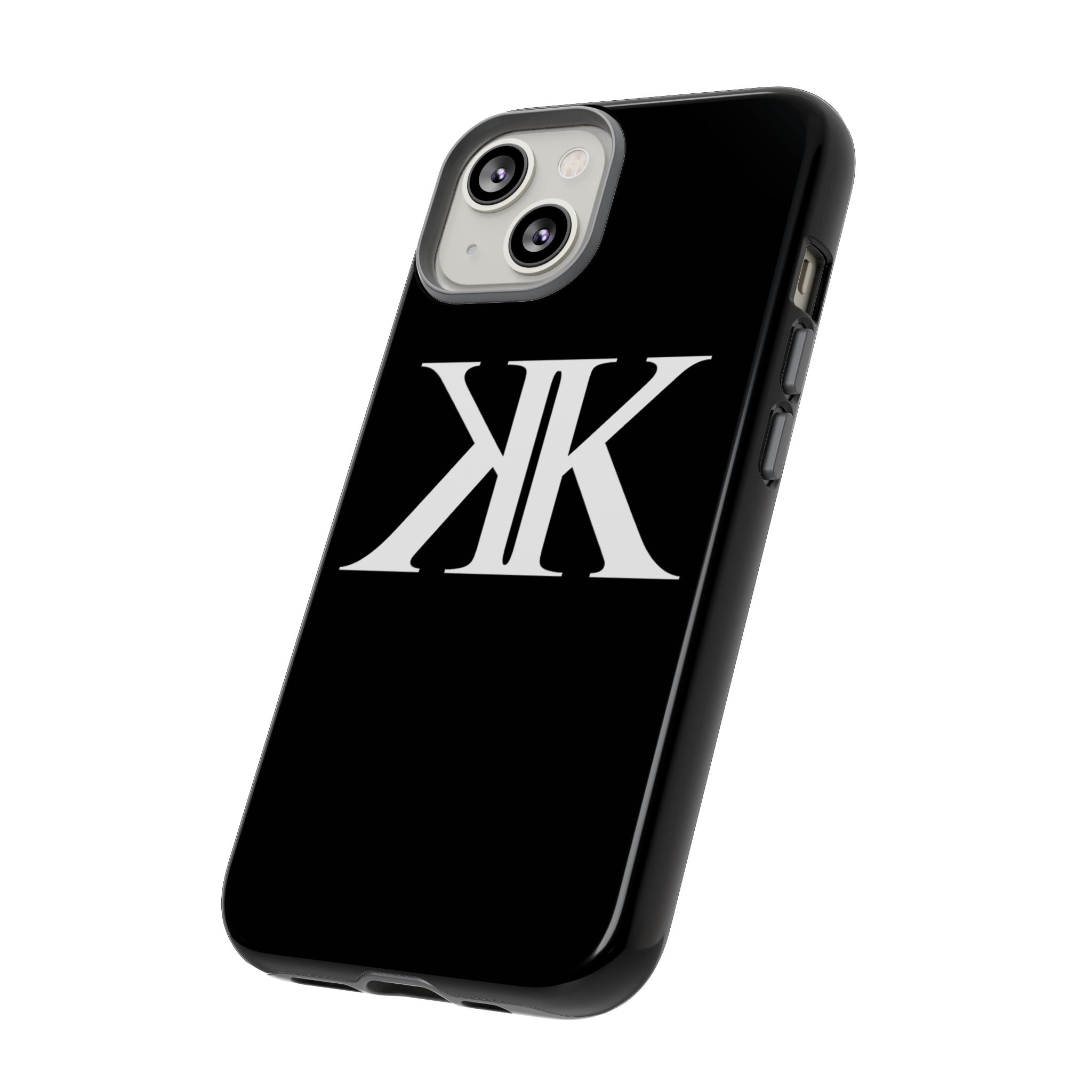 Monogram KK Phone Case BLACK — Tough Protective iPhone Cover