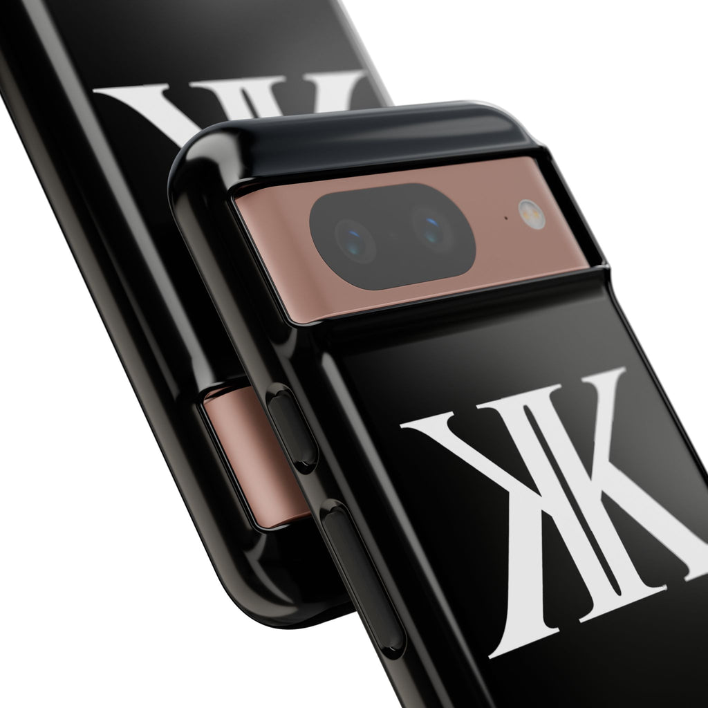 Monogram KK Phone Case BLACK — Tough Protective iPhone Cover