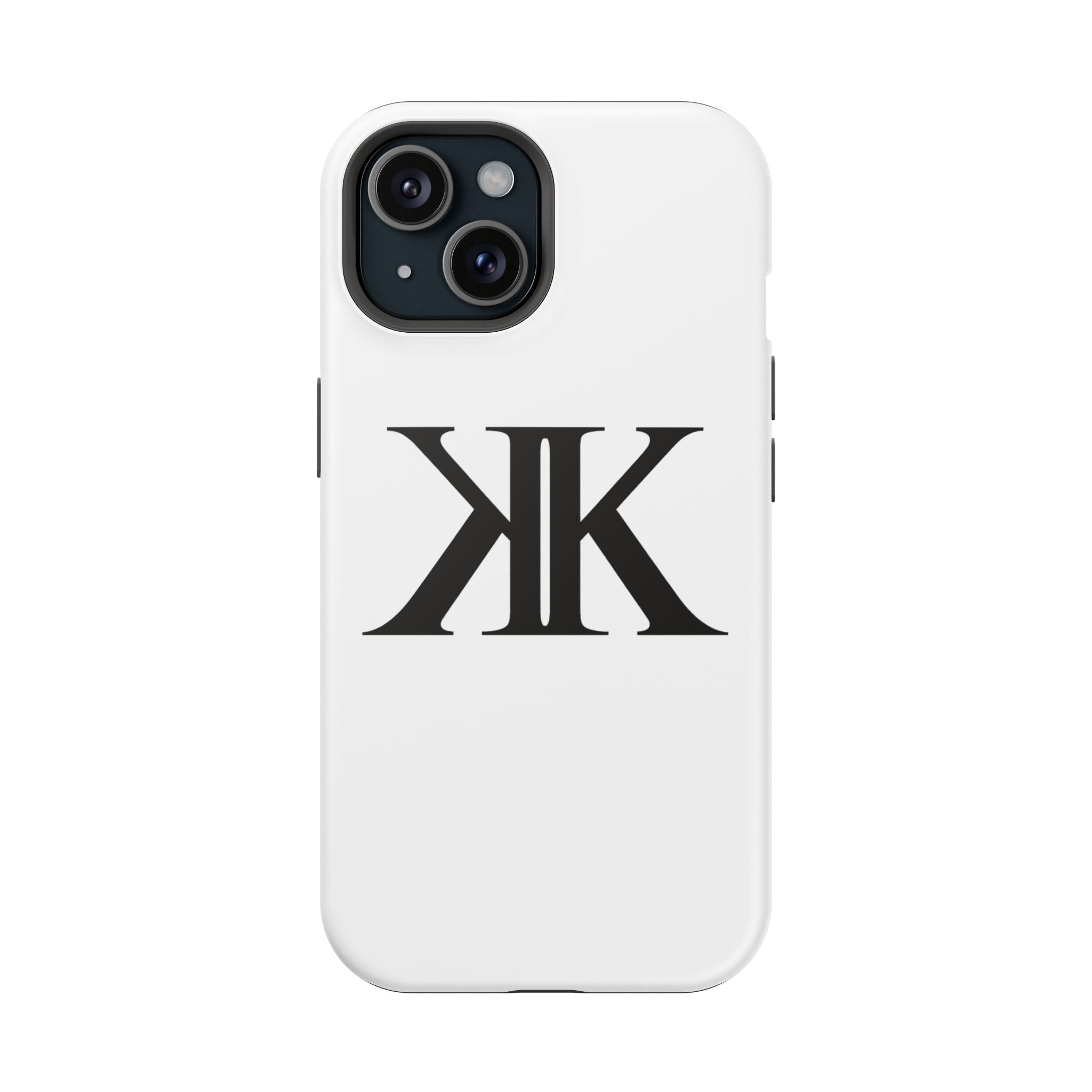 Magnetic Impact-Resistant Case with Bold KK Monogram