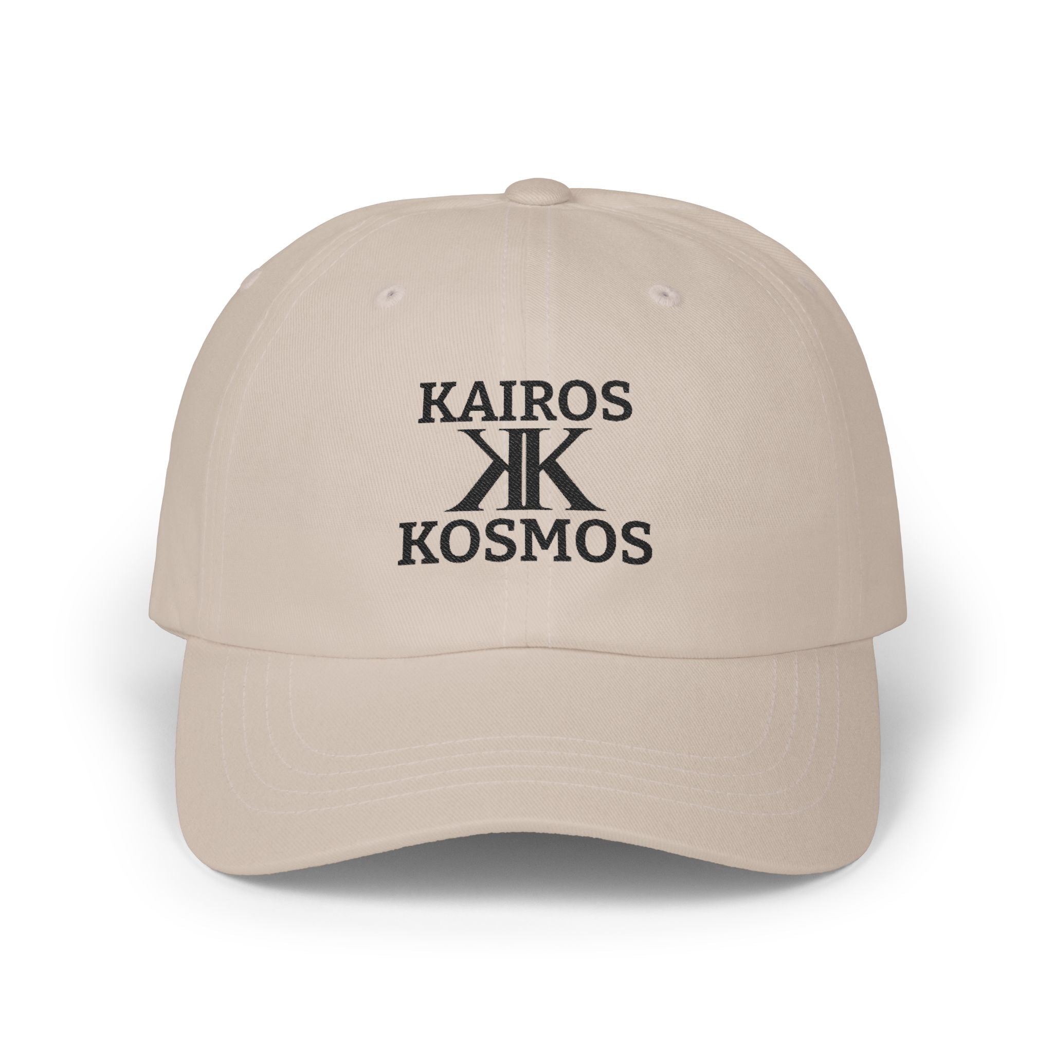 Kairos Kosmos Embroidered Cap — "Give No F**ks" Back Text