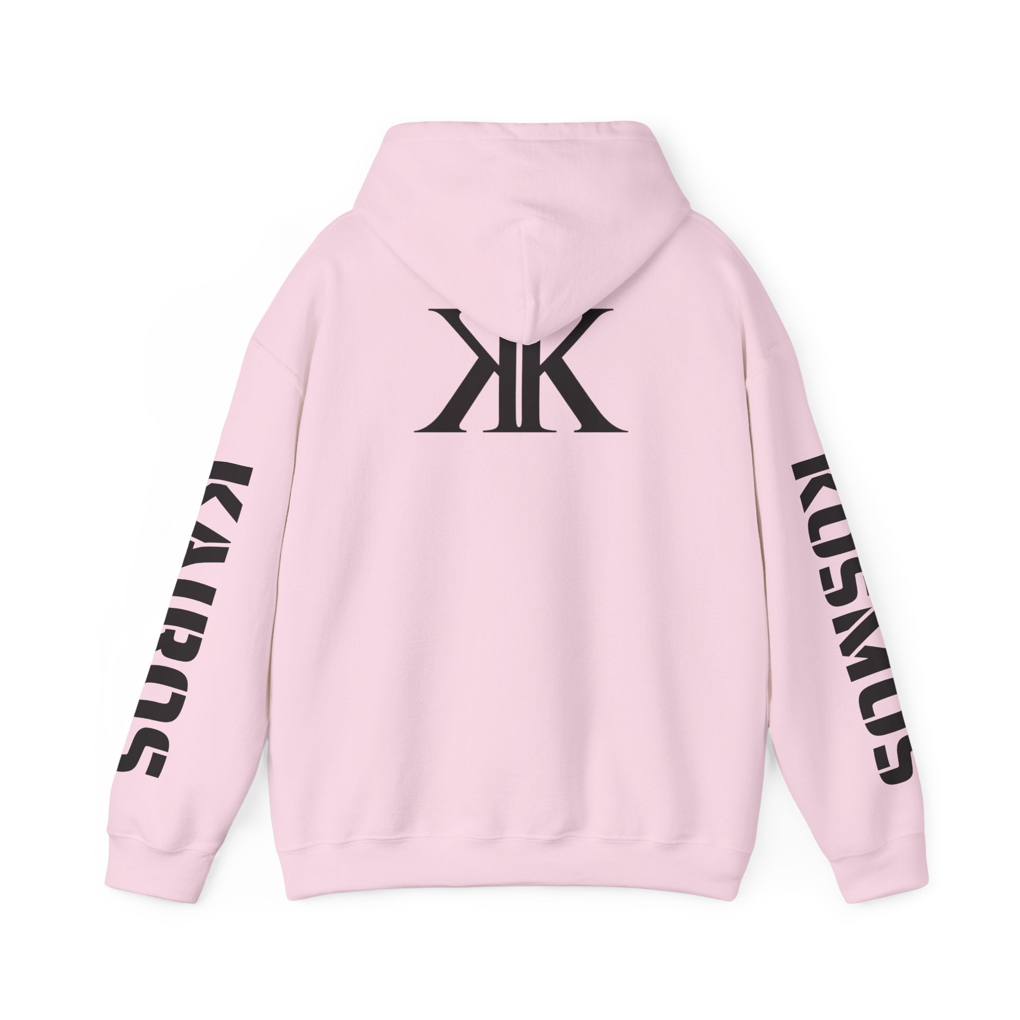 KAIROS KOSMOS Logo Hoodie — Minimalist Black Emblem Pullover