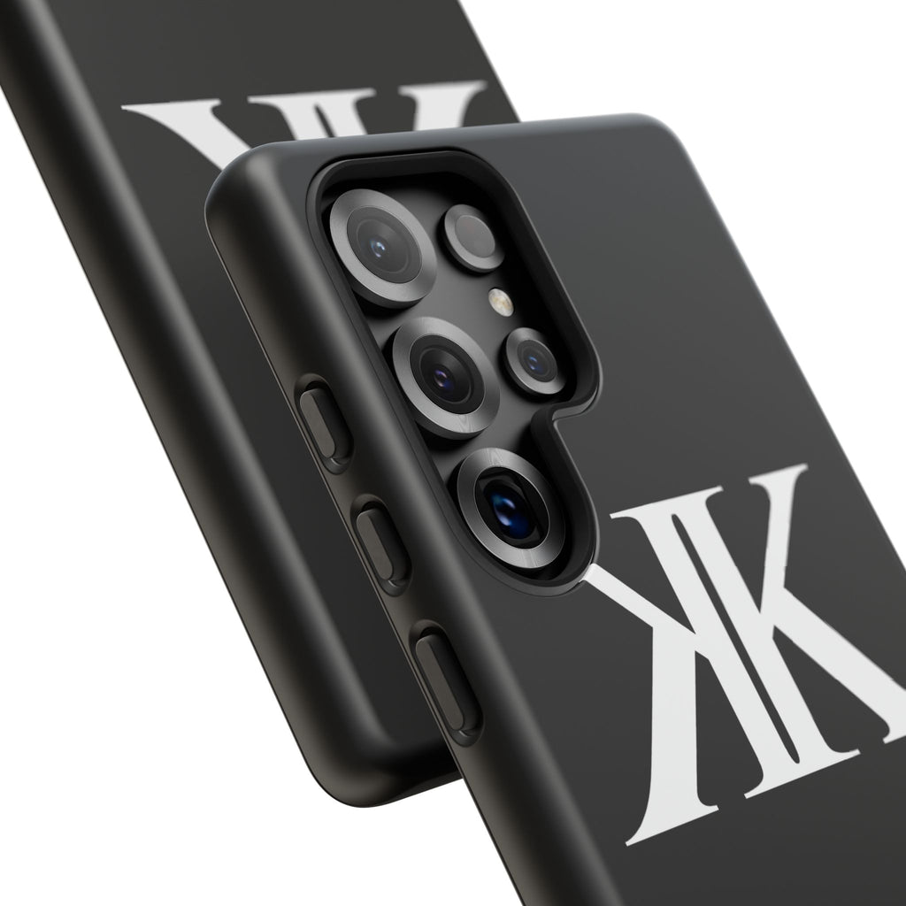 Monogram KK Phone Case BLACK — Tough Protective iPhone Cover