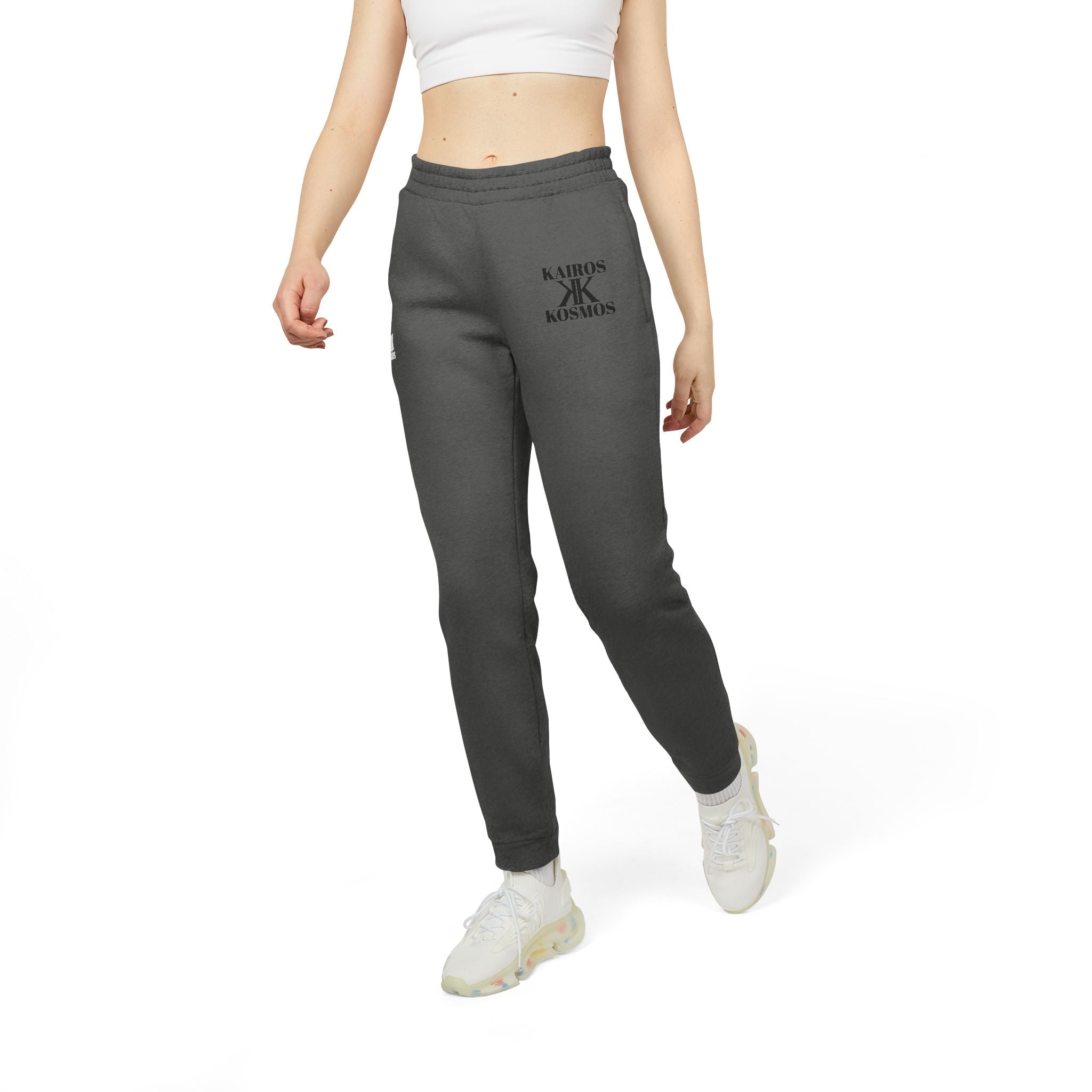 Adidas® Fleece Kairos Kosmos Joggers — Cozy Gray Athletic Sweatpants