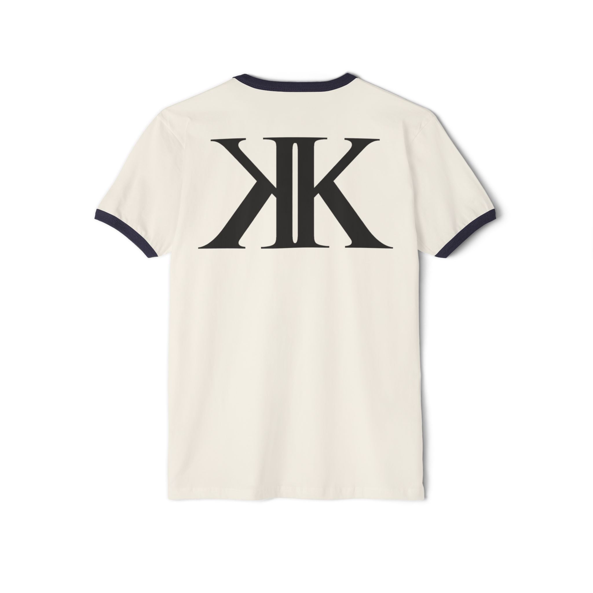 Vintage K Mirror Logo Ringer Uni Sex T-Shirt