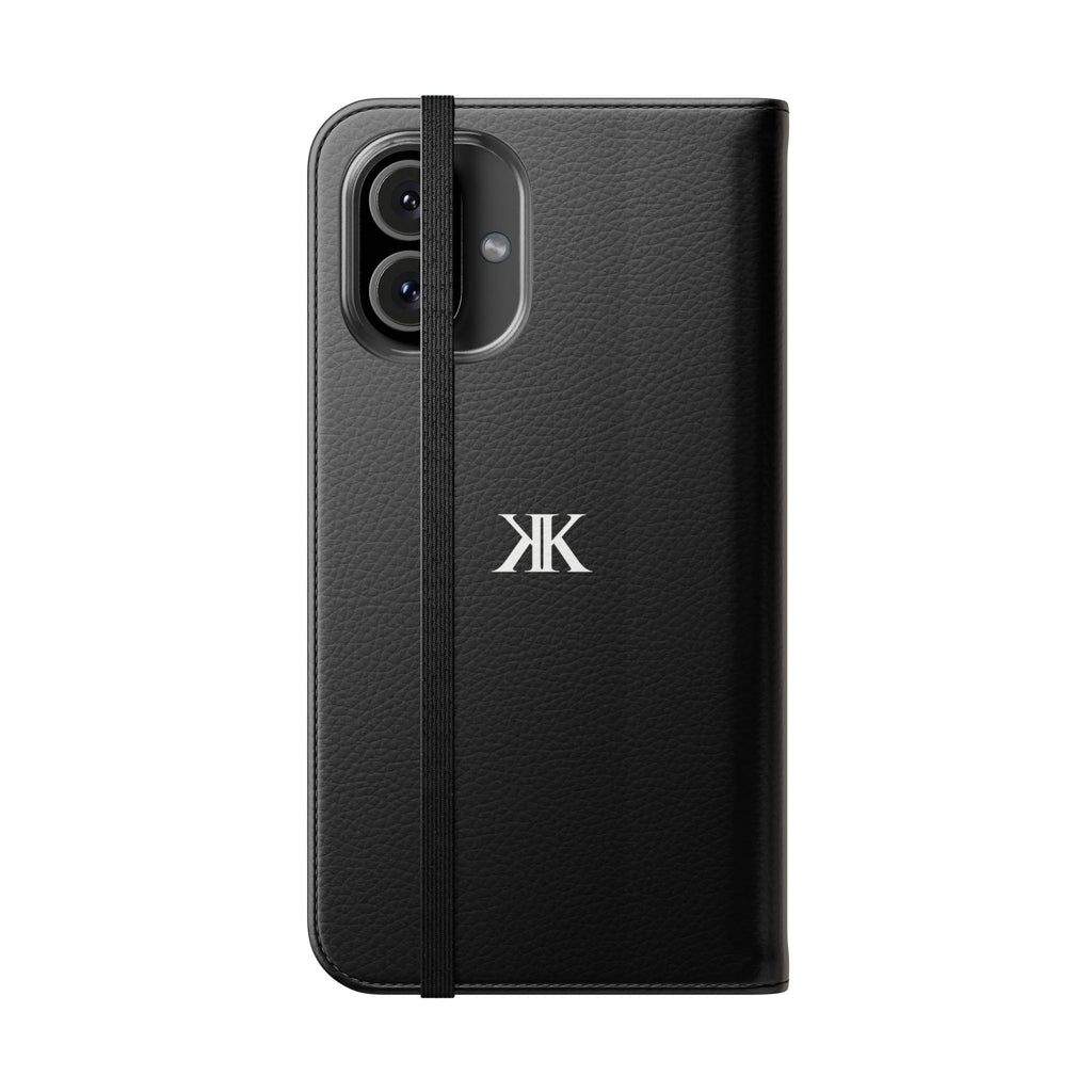 Kairos Kosmos Logo BLACK Flip Phone Case