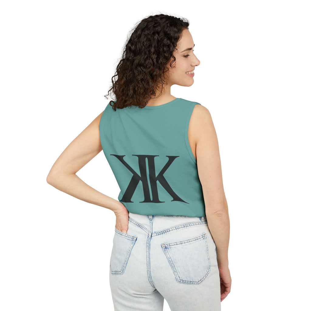 KK Monogram Tank Top — Minimalist Logo Graphic Tank
