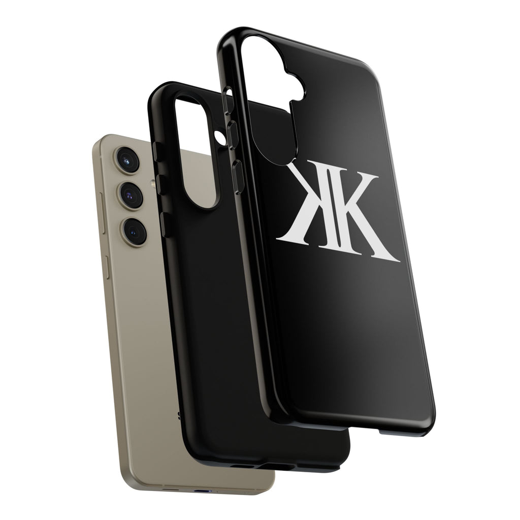 Monogram KK Phone Case BLACK — Tough Protective iPhone Cover