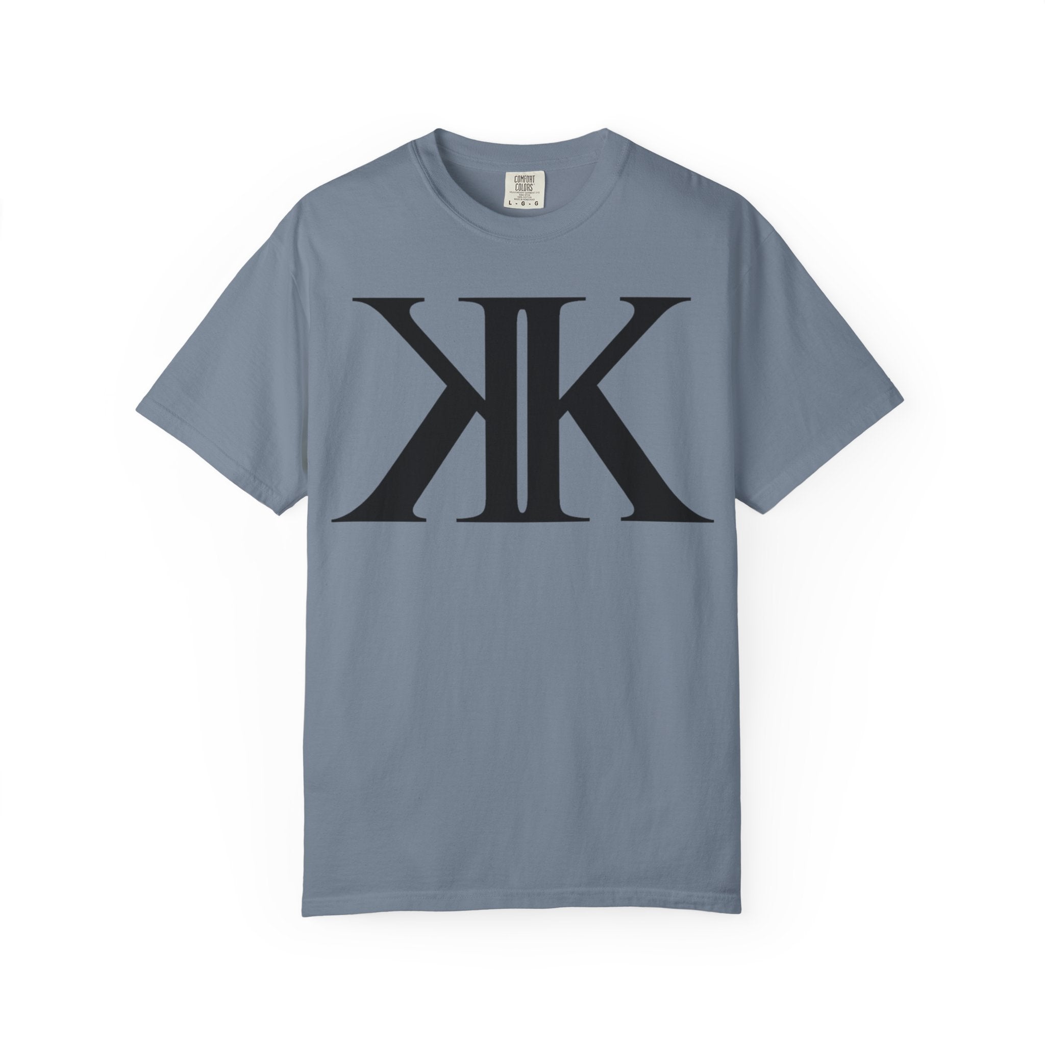 KK Monogram Tee — Bold Symmetrical Lettermark T-Shirt