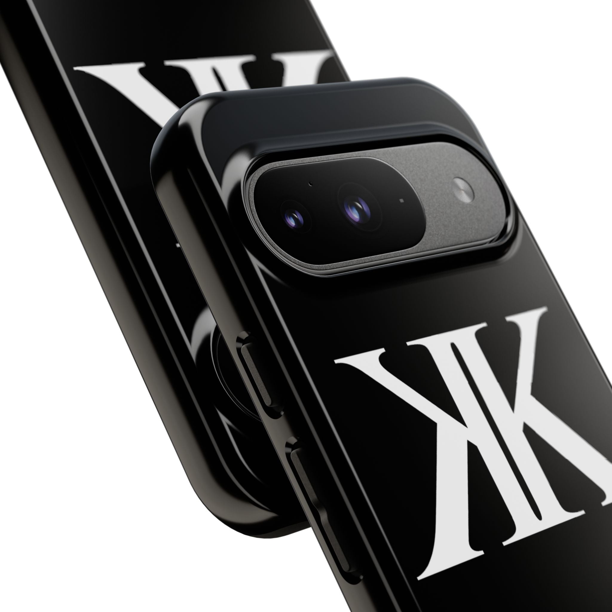 Monogram KK Phone Case BLACK — Tough Protective iPhone Cover
