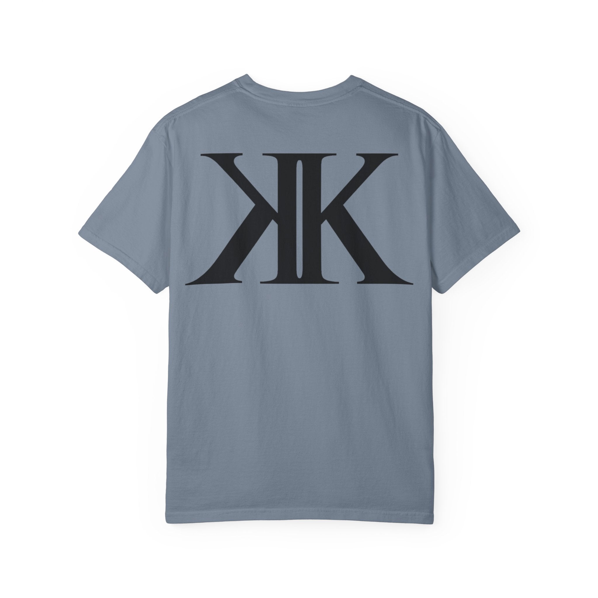 KK Monogram Tee — Bold Symmetrical Lettermark T-Shirt