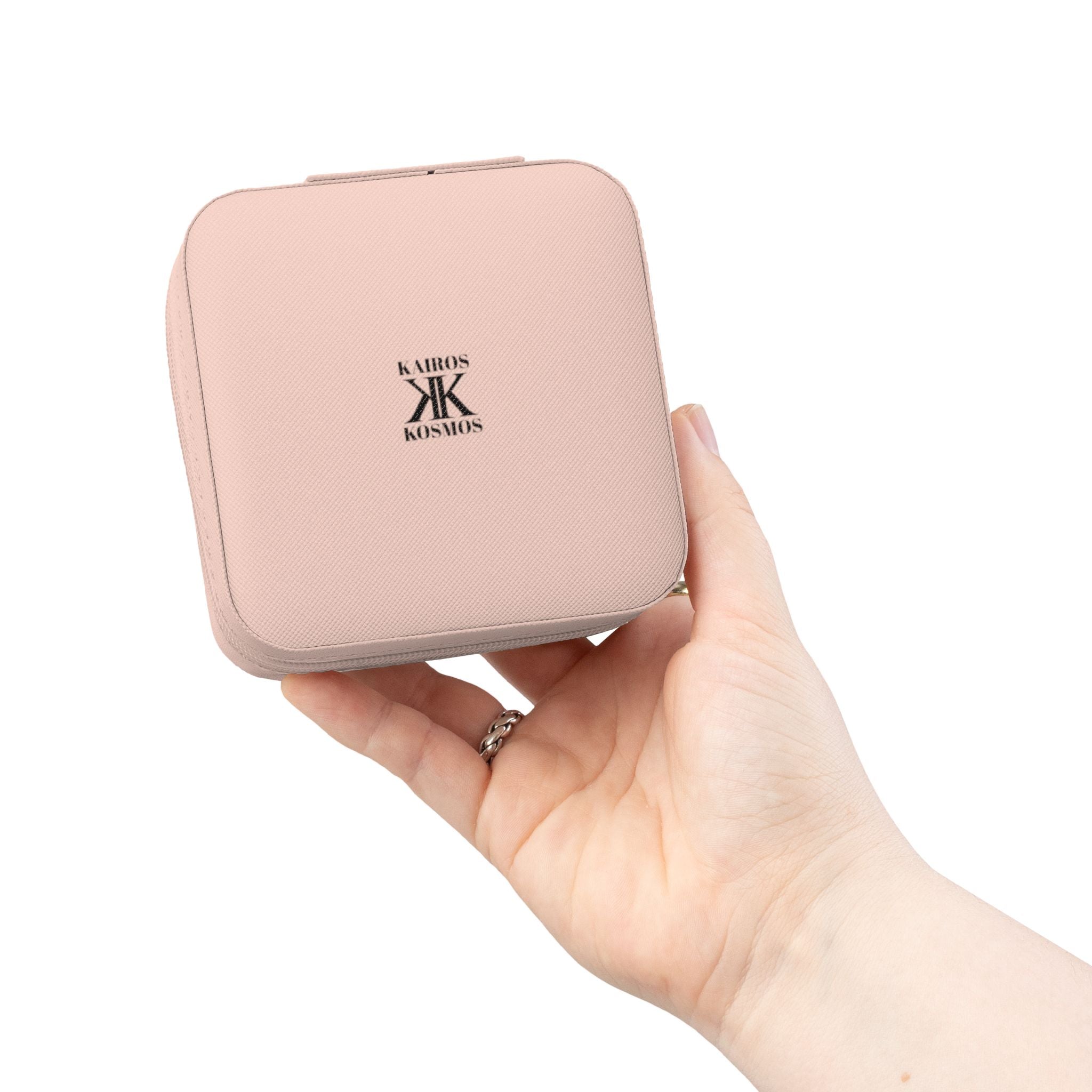 Compact Travel Jewelry Case — Portable Ring & Earring Organizer