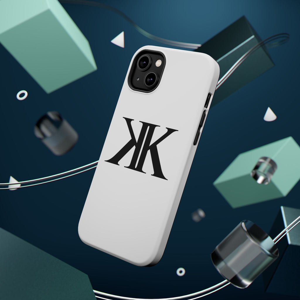 Magnetic Impact-Resistant Case with Bold KK Monogram