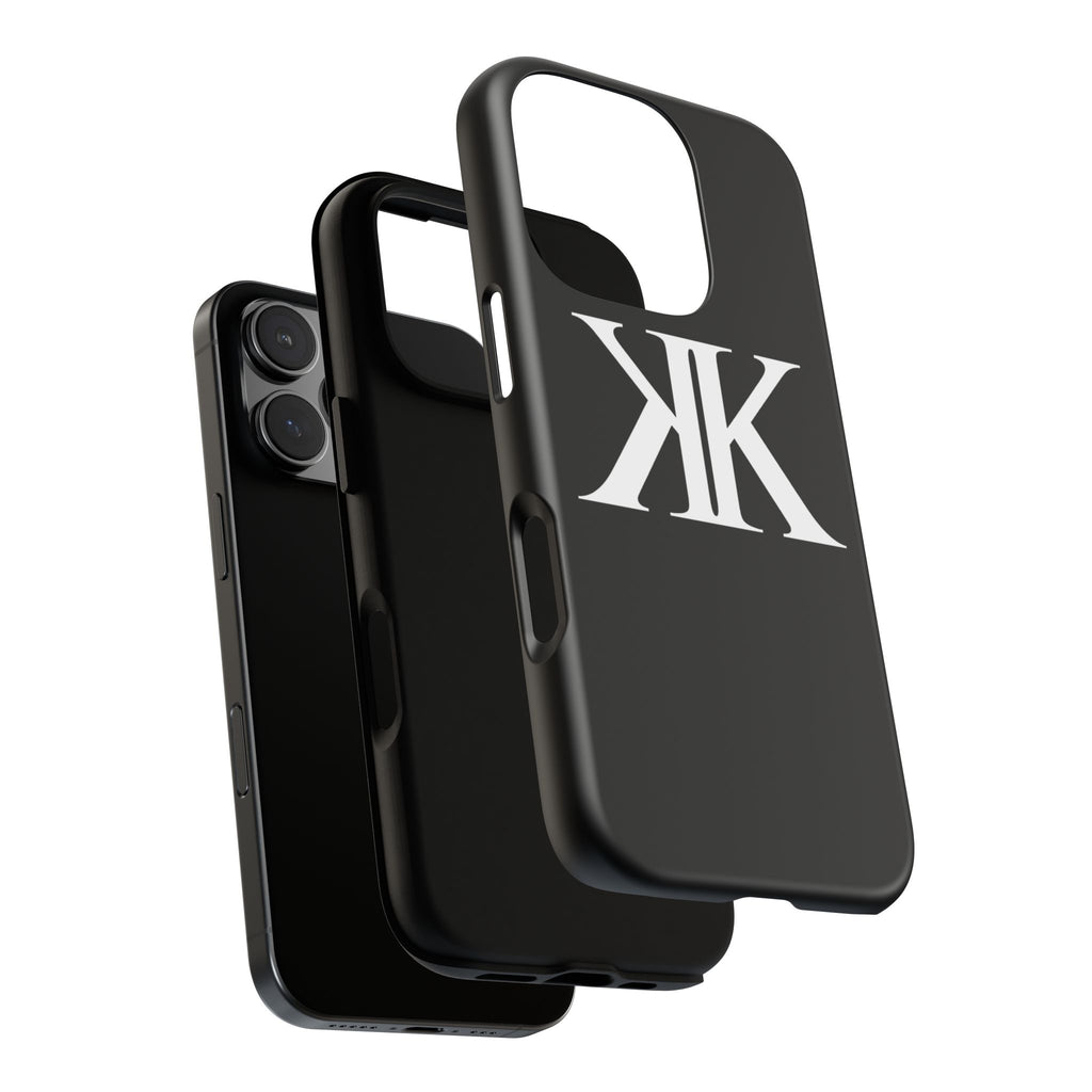 Monogram KK Phone Case BLACK — Tough Protective iPhone Cover