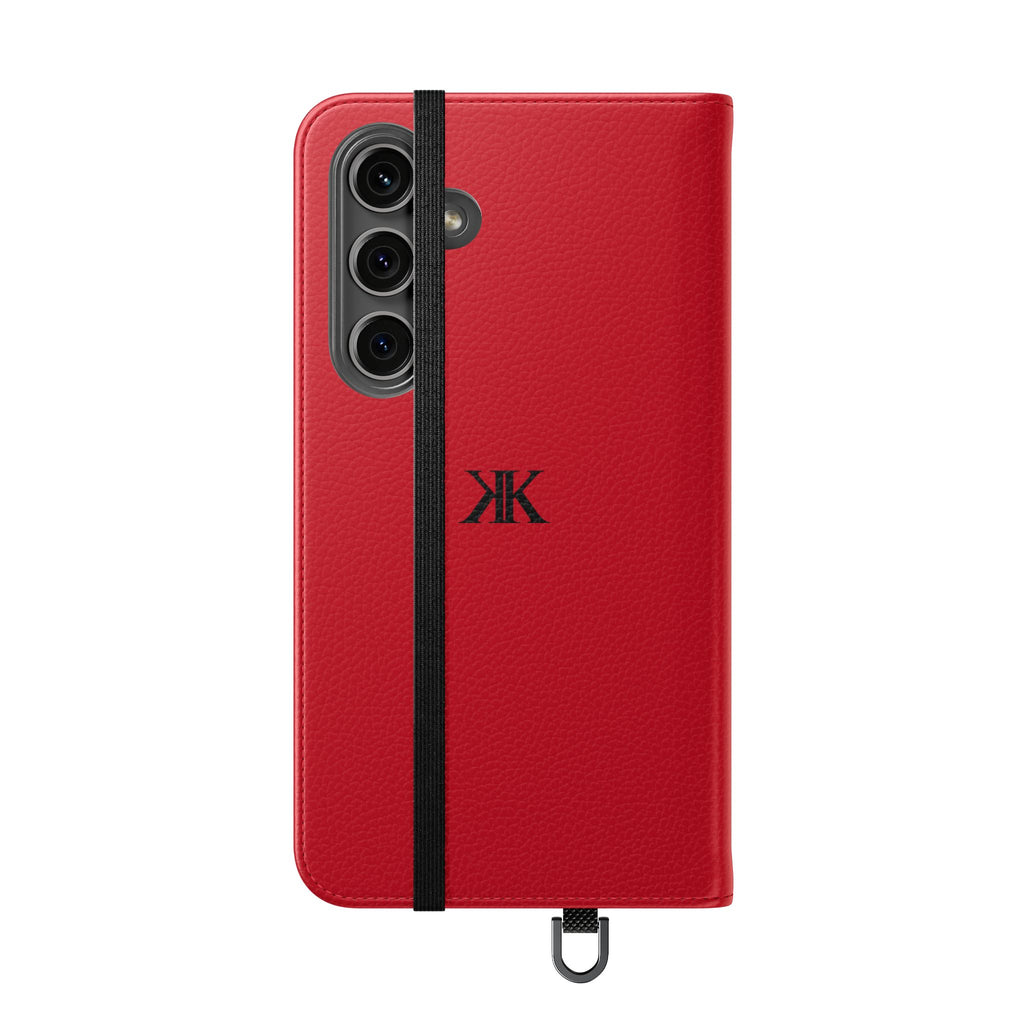 Kairos Kosmos Logo RED Flip Phone Case