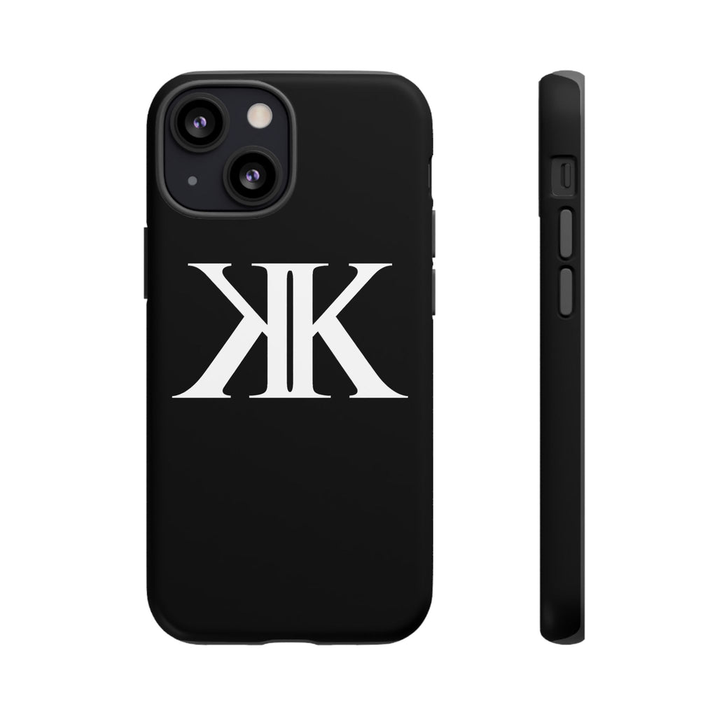 Monogram KK Phone Case BLACK — Tough Protective iPhone Cover