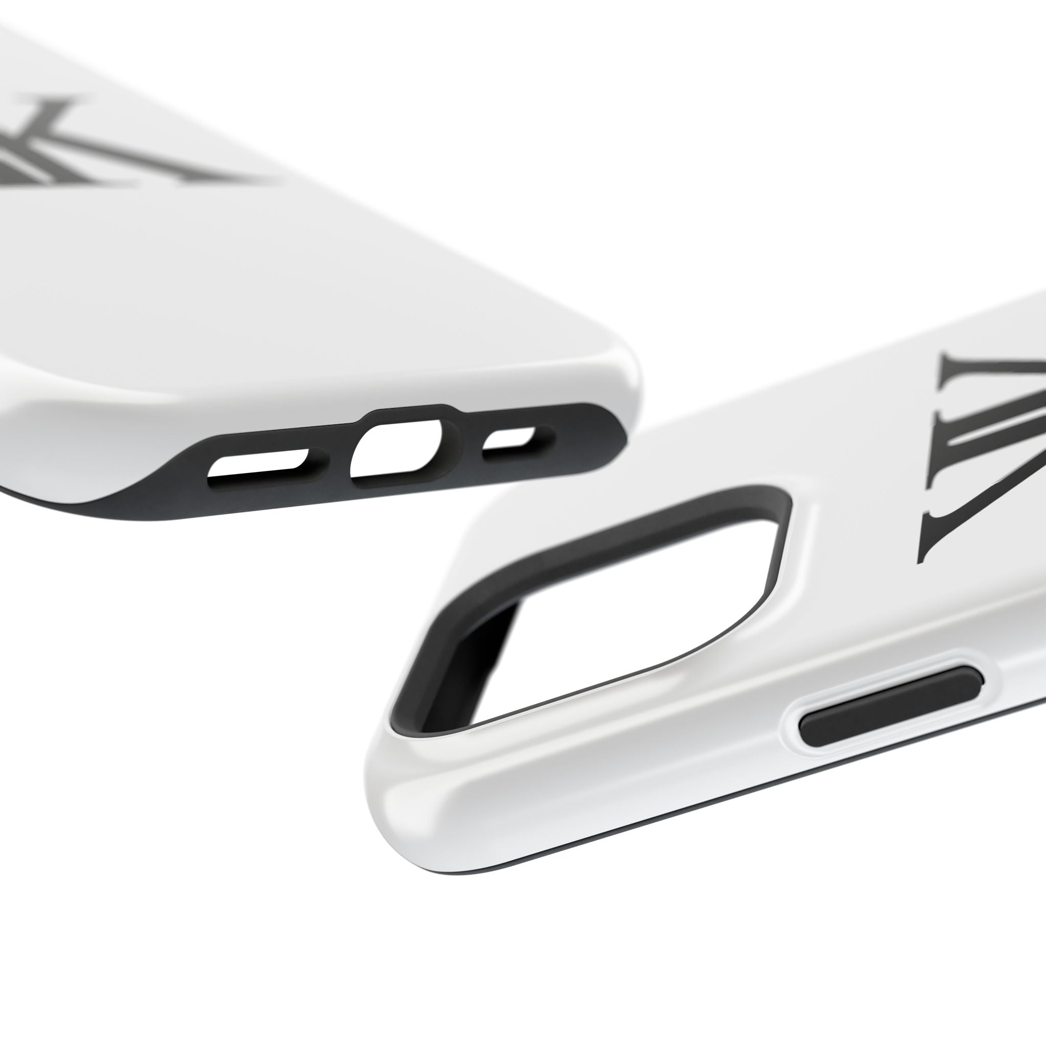 Magnetic Impact-Resistant Case with Bold KK Monogram