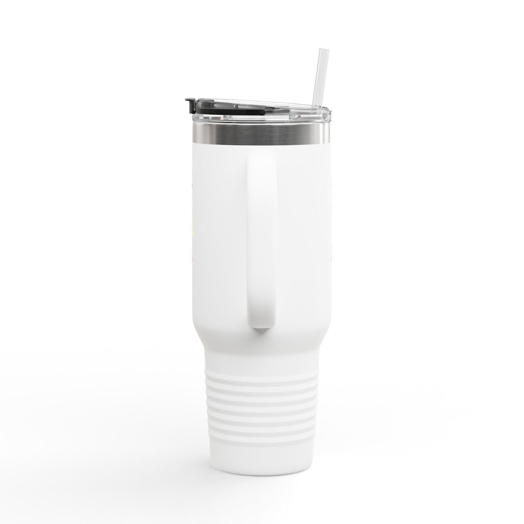 Sigil Collection 40oz Insulated Travel Mug — Vertical Monogram