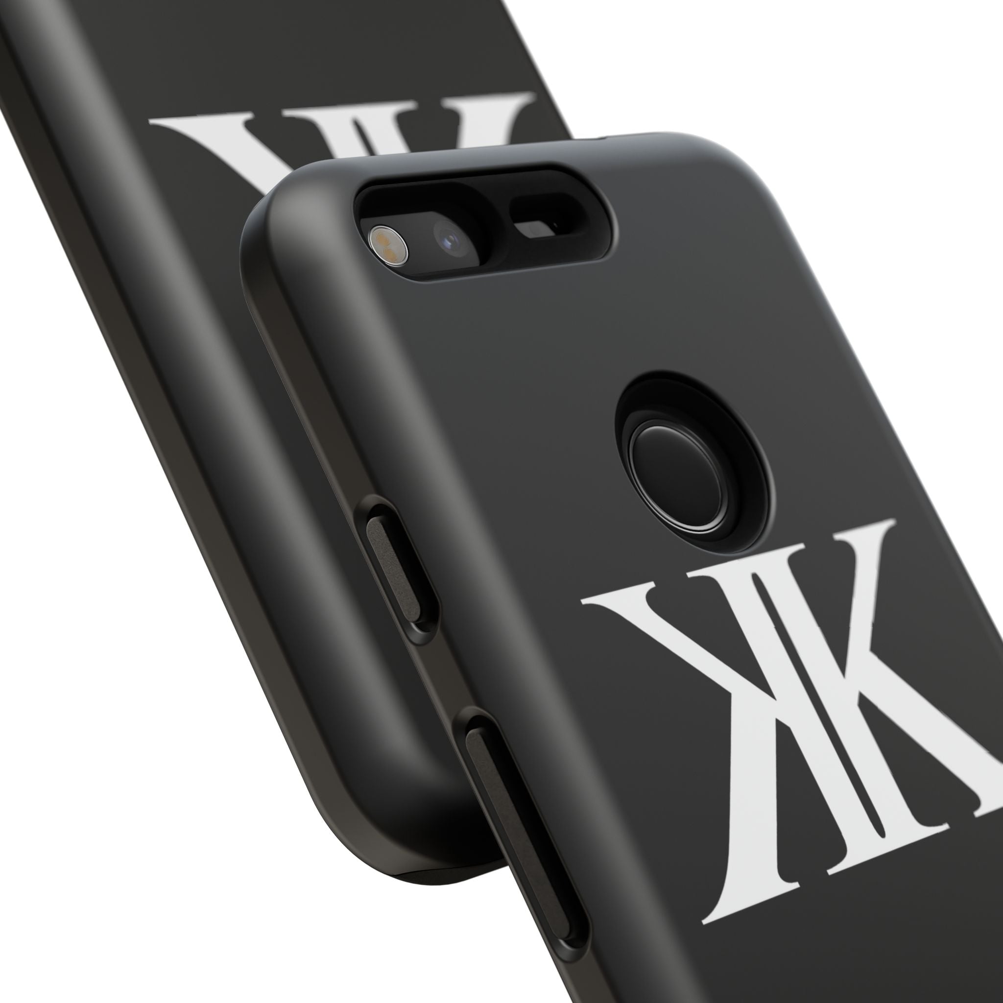 Monogram KK Phone Case BLACK — Tough Protective iPhone Cover
