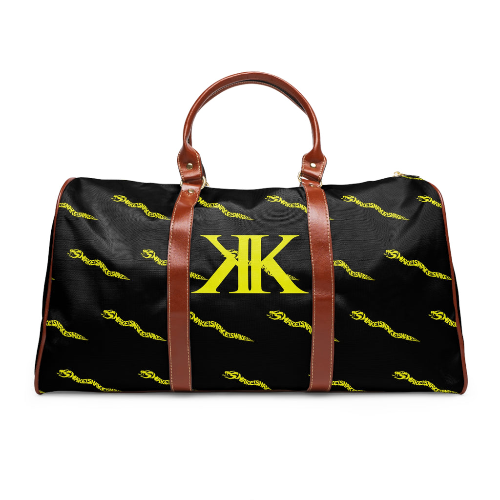 Aspis Collection Waterproof Duffel Bag — Monogrammed Logo Travel Bag
