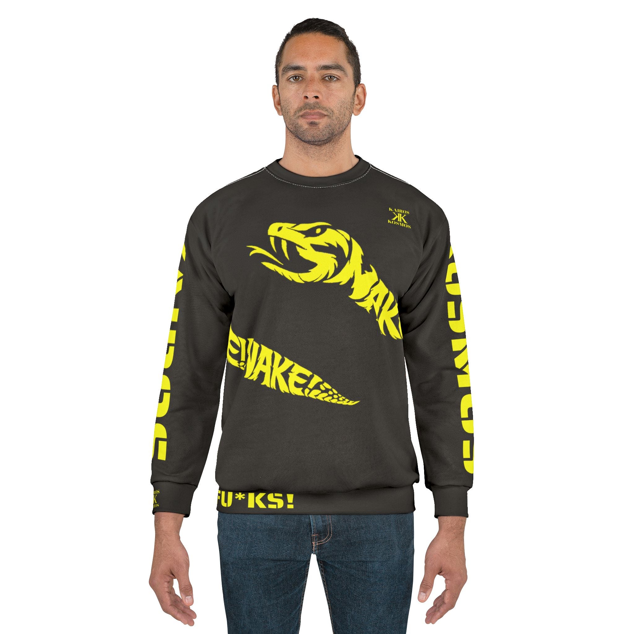 Aspis Collection Snake Graphic Sweatshirt — Crewneck