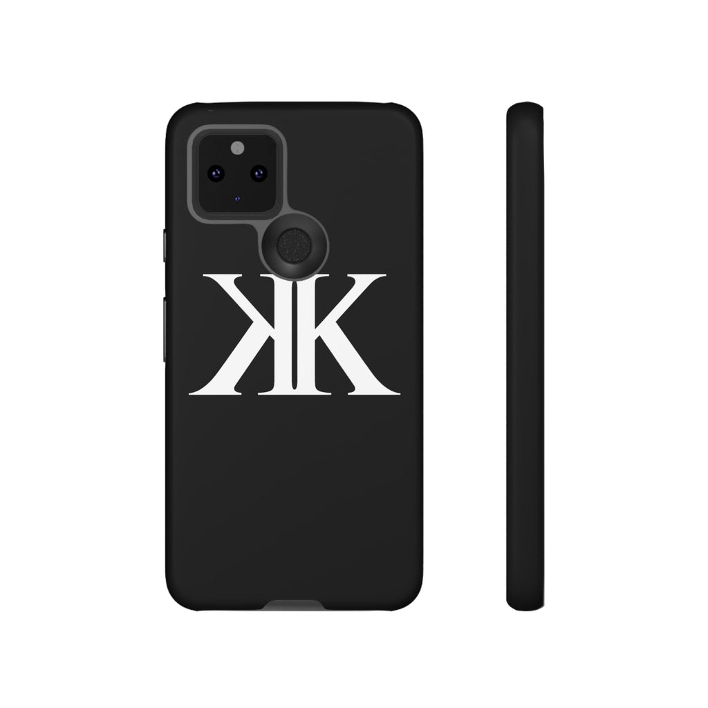 Monogram KK Phone Case BLACK — Tough Protective iPhone Cover