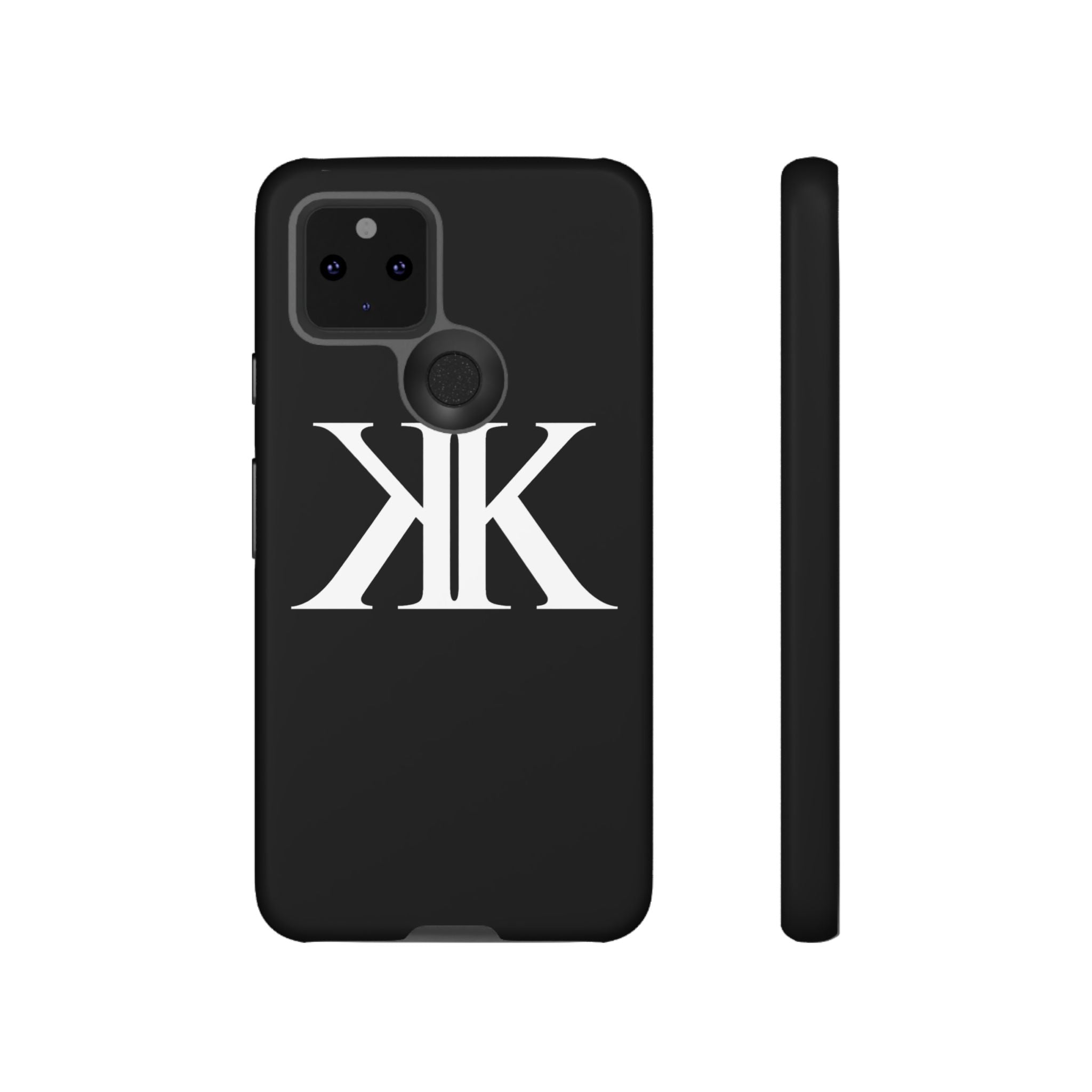 Monogram KK Phone Case BLACK — Tough Protective iPhone Cover