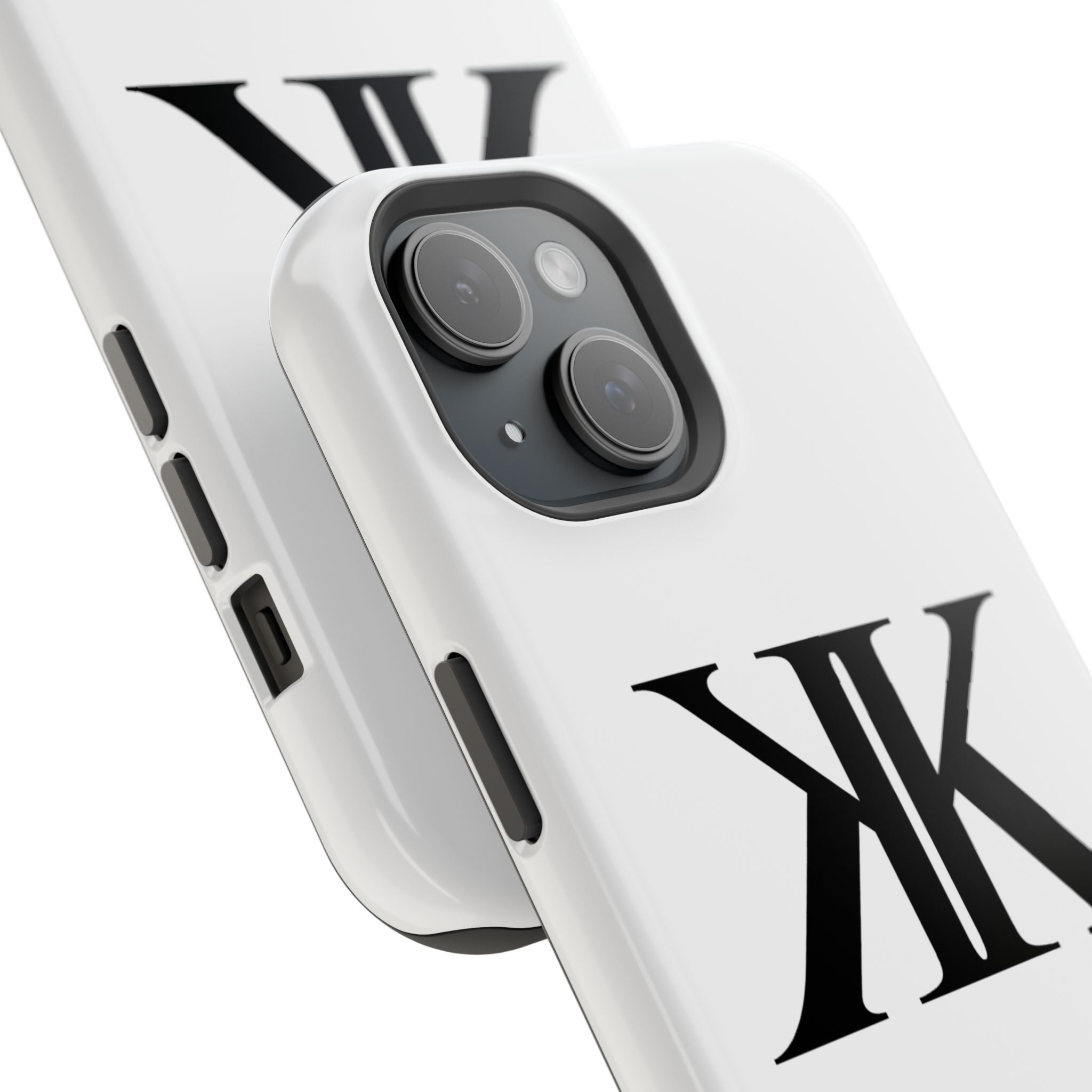 Magnetic Impact-Resistant Case with Bold KK Monogram
