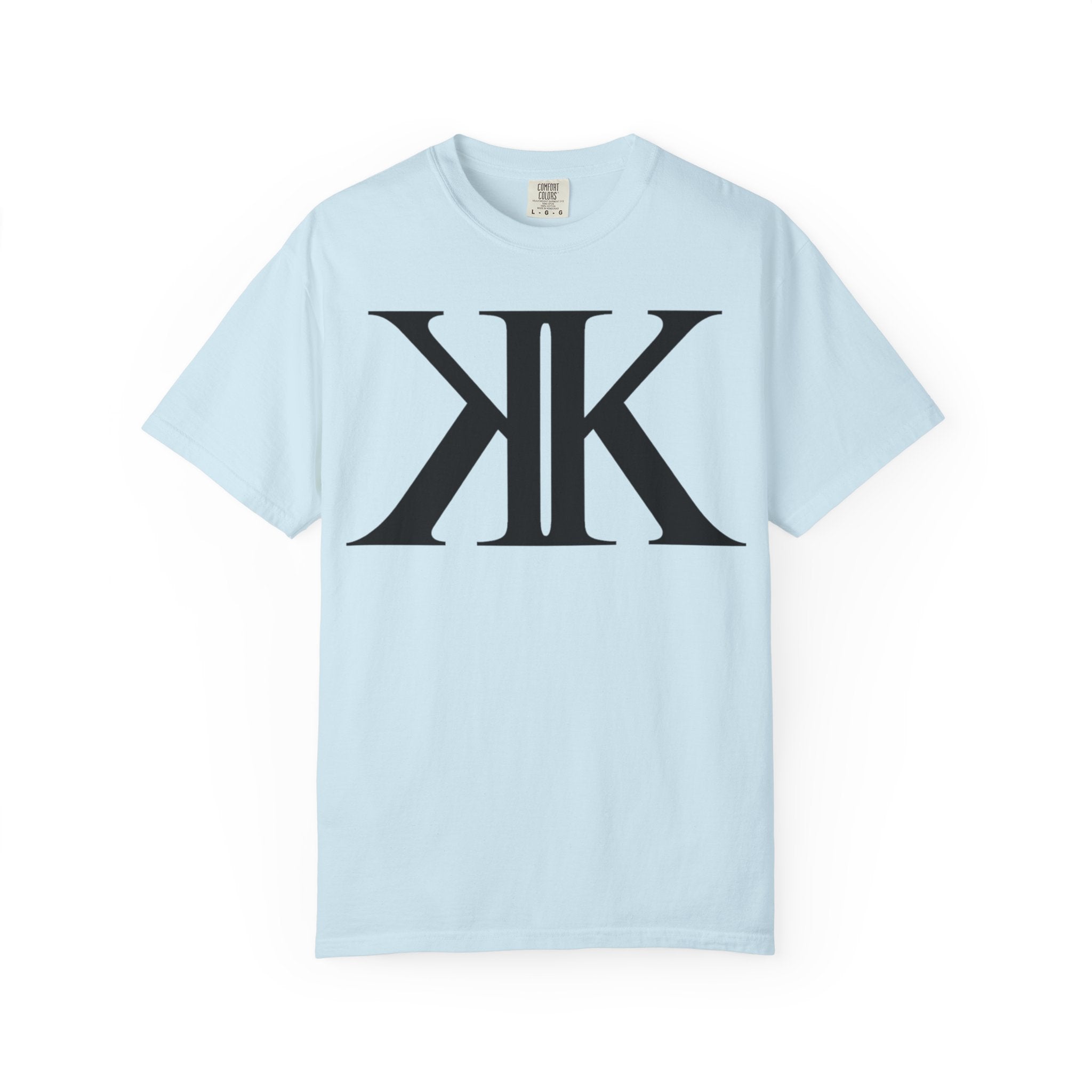 KK Monogram Tee — Bold Symmetrical Lettermark T-Shirt