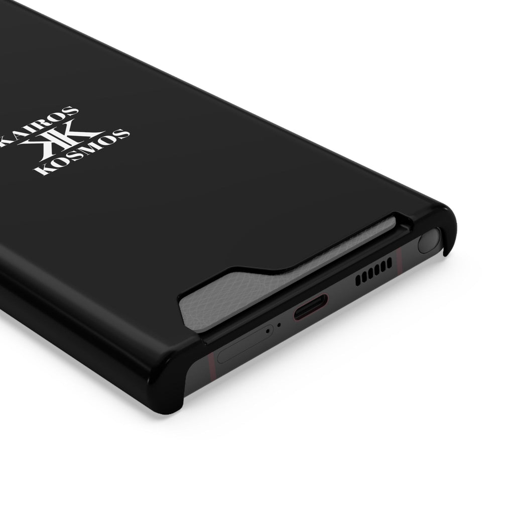 Kairos Kosmos BLACK Cardholder Phone Case — Slim Protective Wallet Case