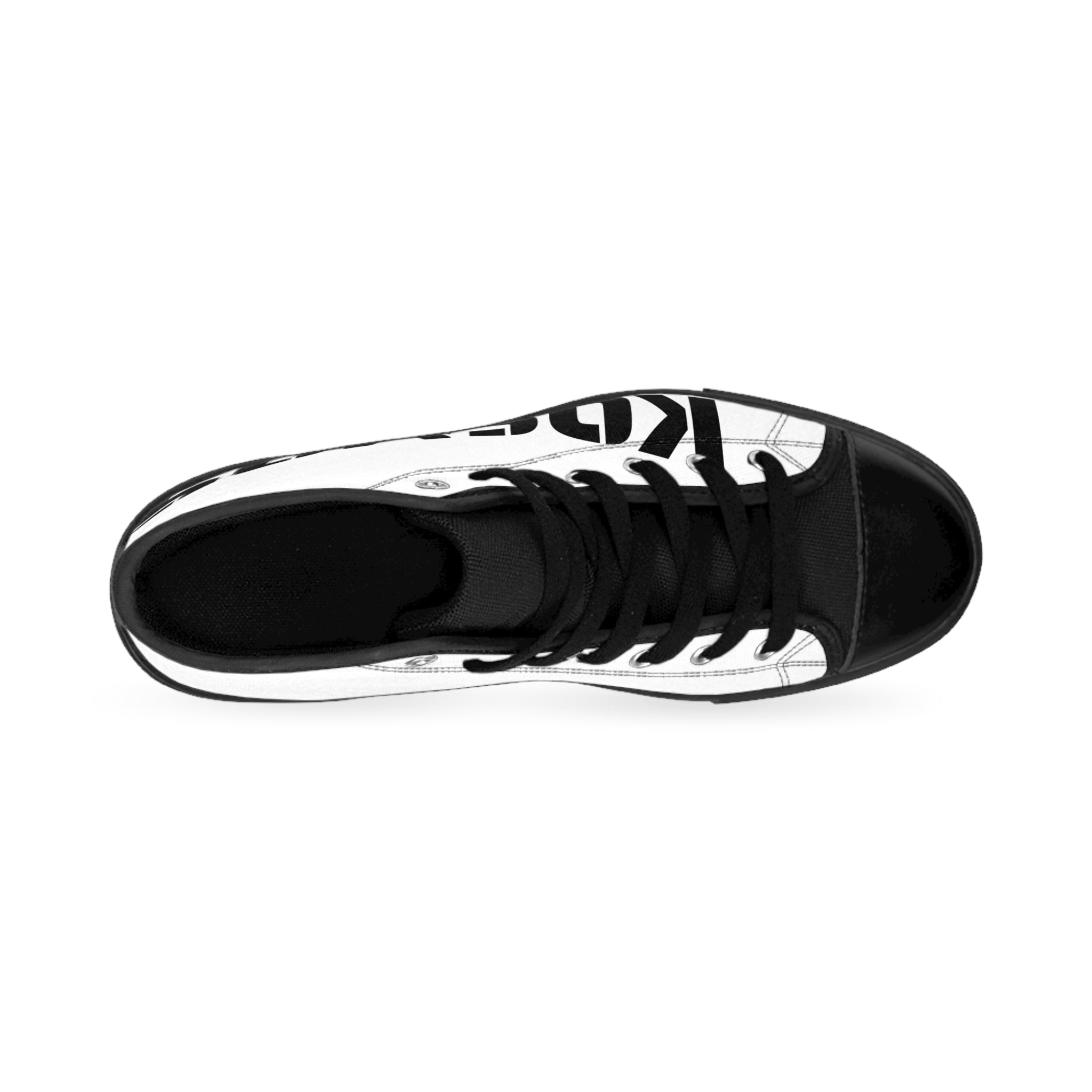 Kairos Kosmos High-Top Sneakers — Bold Black & White Street Style