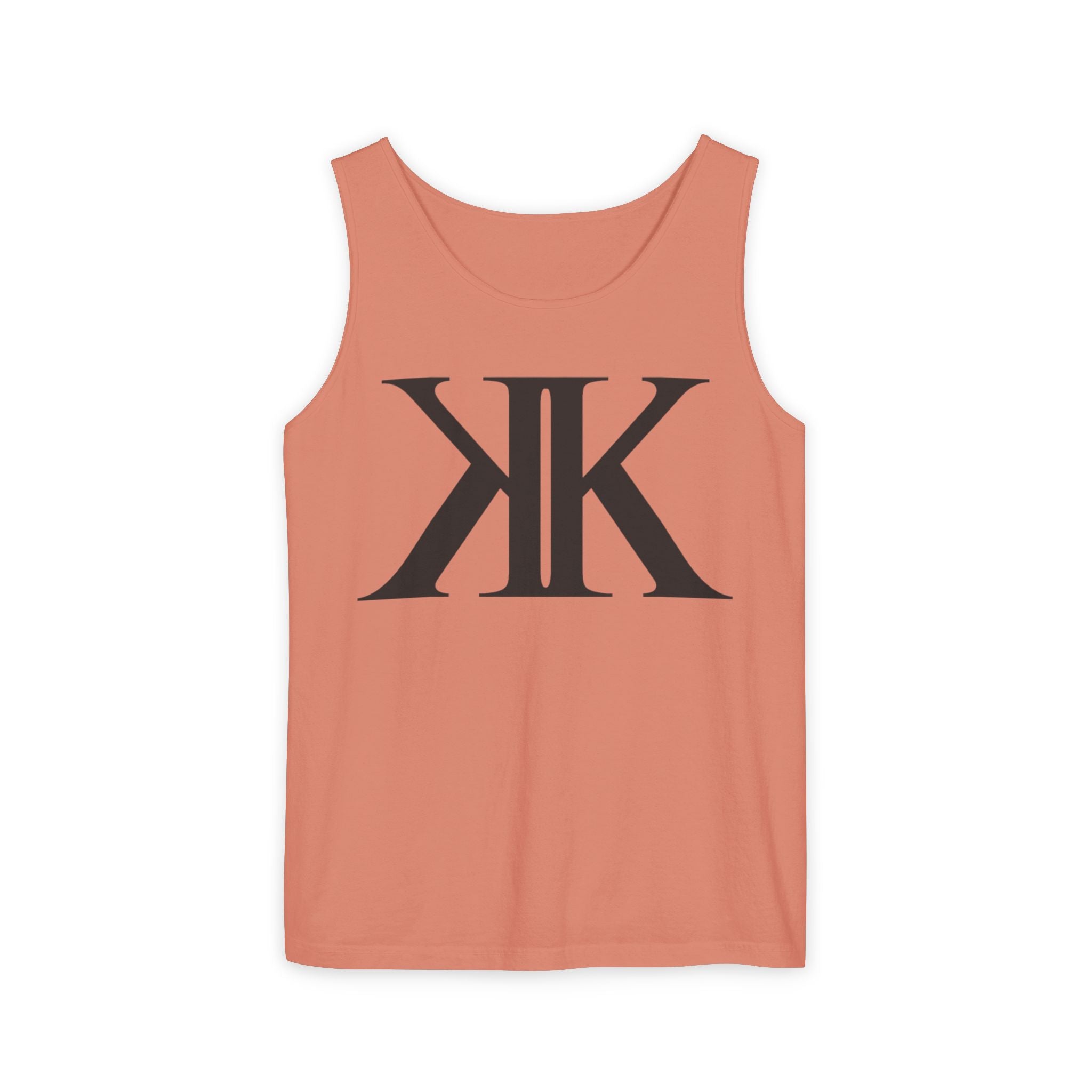 KK Monogram Tank Top — Minimalist Logo Graphic Tank