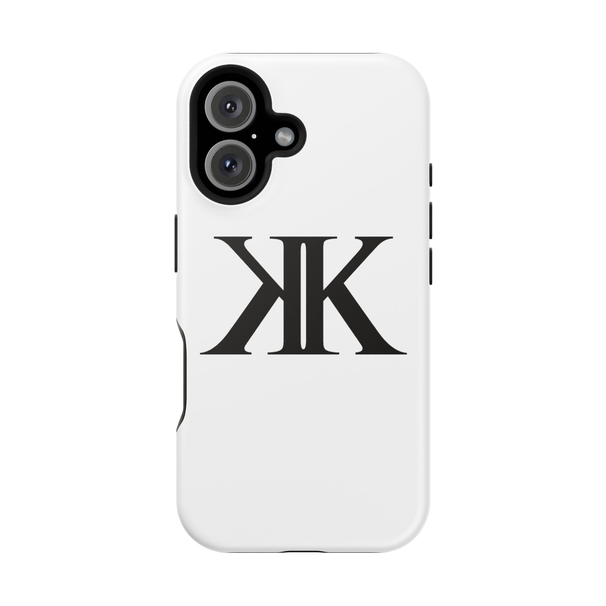 Magnetic Impact-Resistant Case with Bold KK Monogram