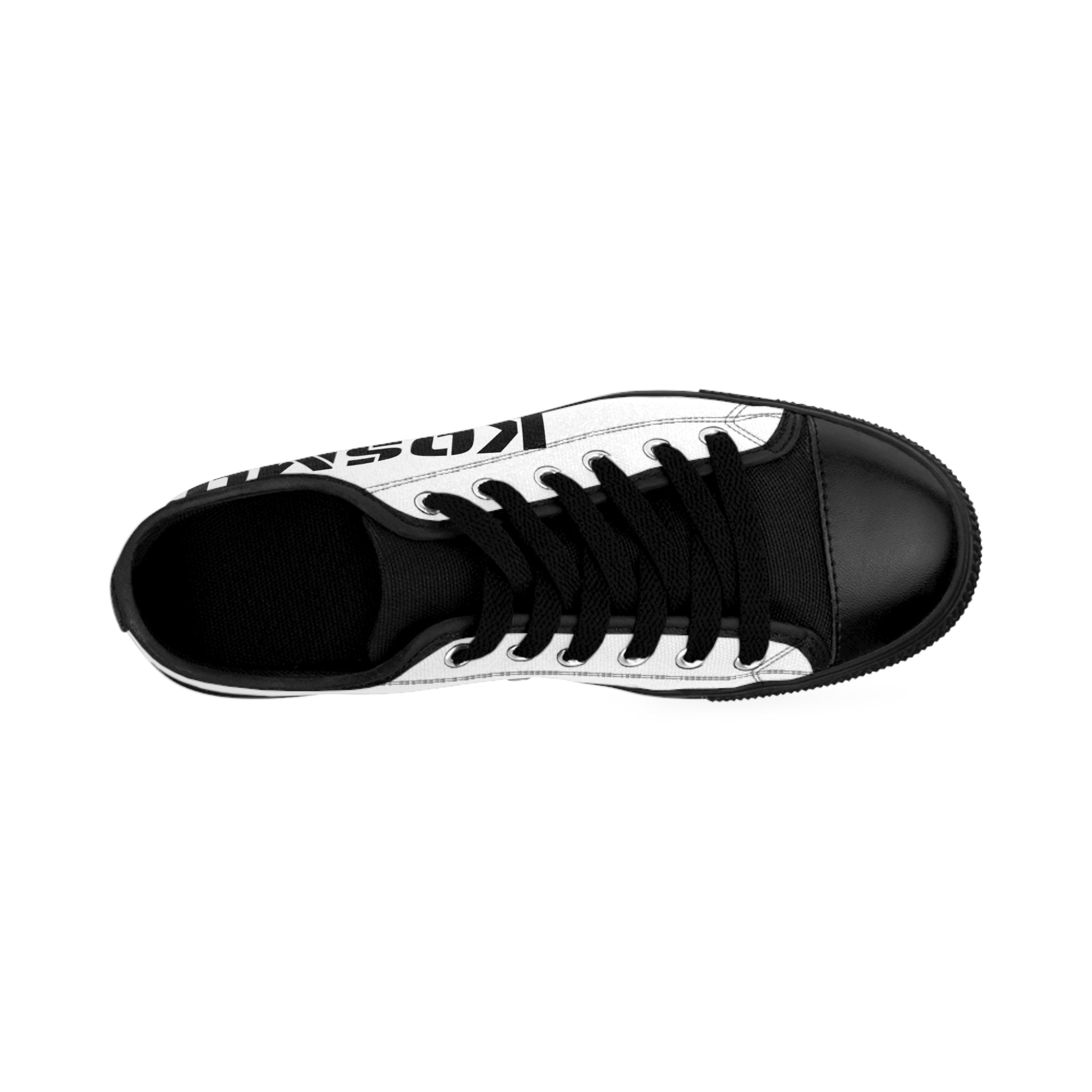 Kairos Kosmos Men’s Sneakers — Bold Black & White Streetwear Shoes