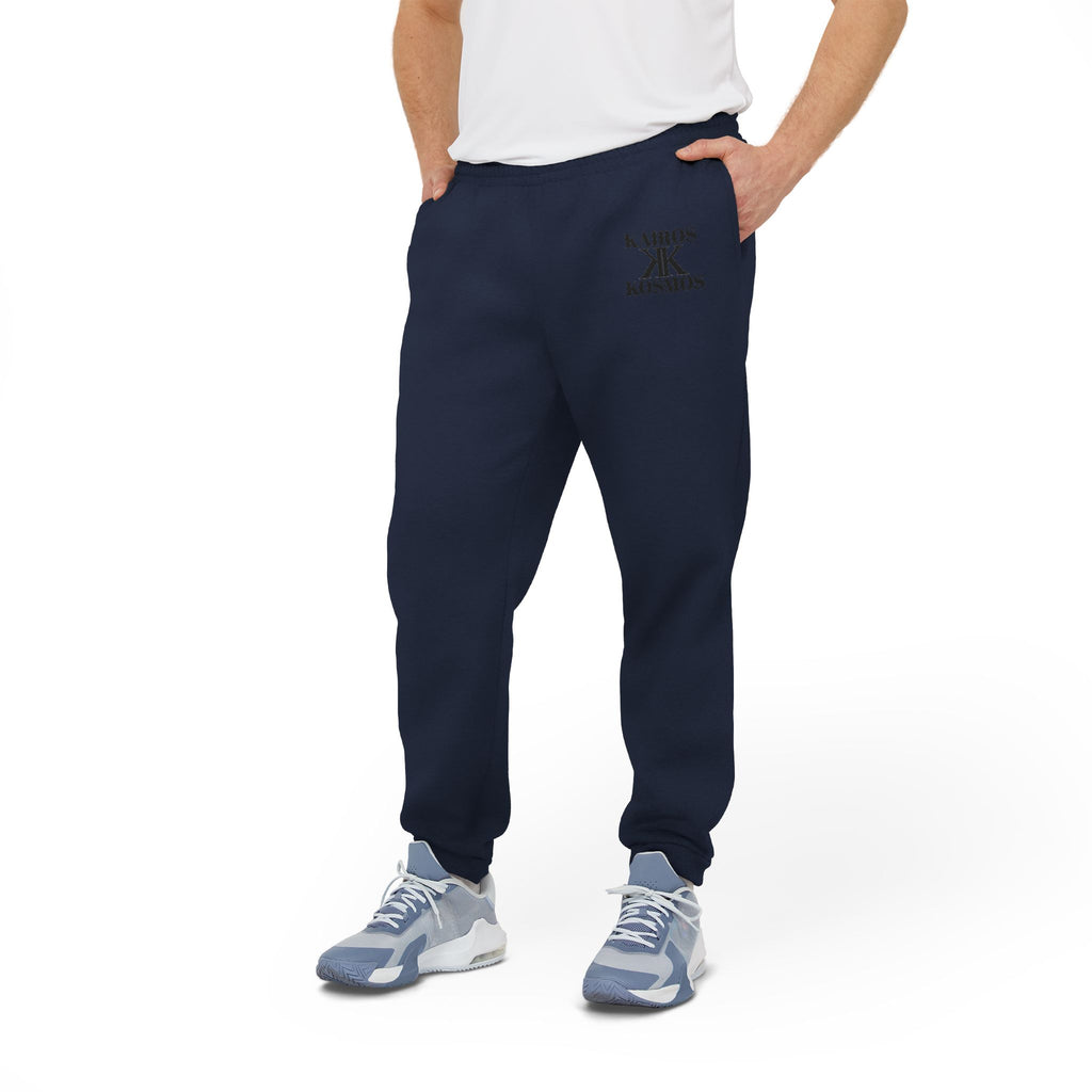 Adidas® Fleece Kairos Kosmos Joggers — Cozy Gray Athletic Sweatpants