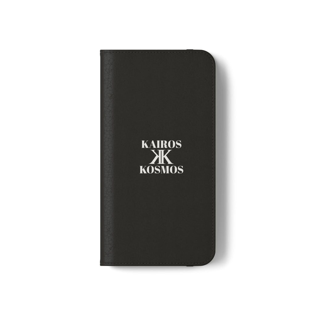 Kairos Kosmos Logo BLACK Flip Phone Case