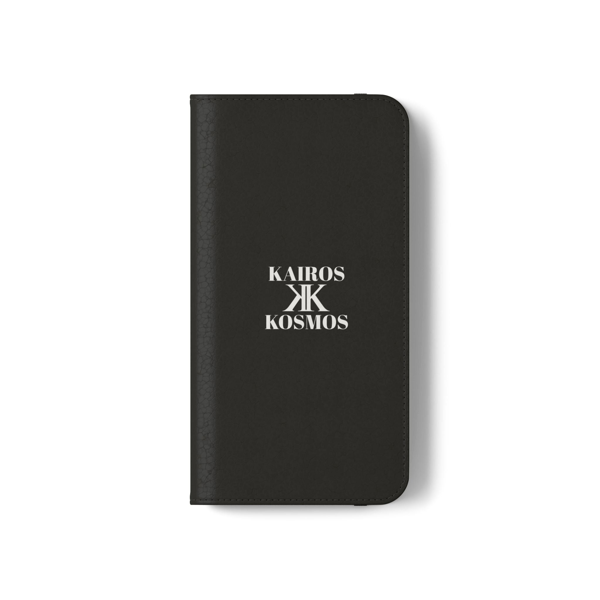Kairos Kosmos Logo BLACK Flip Phone Case