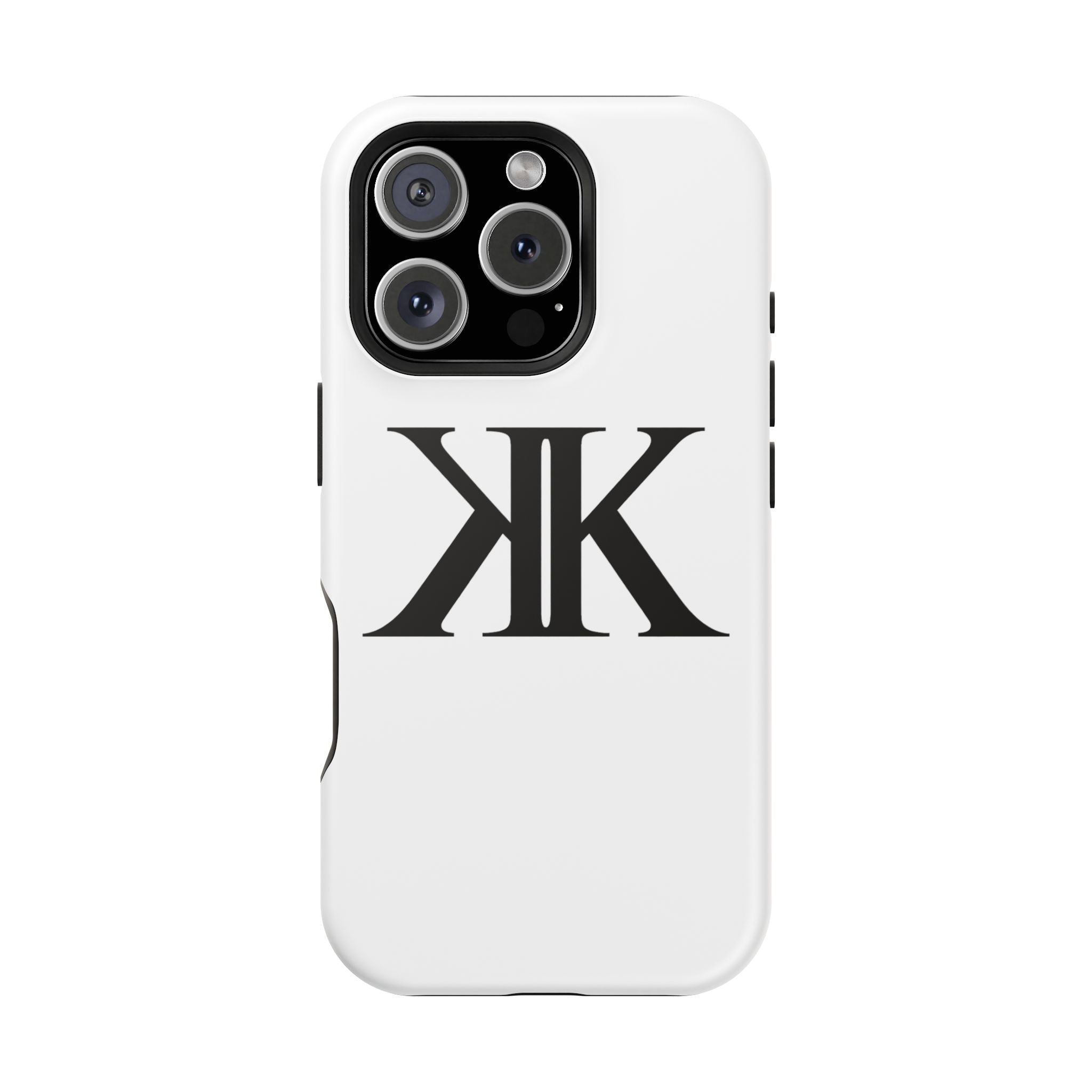 Magnetic Impact-Resistant Case with Bold KK Monogram