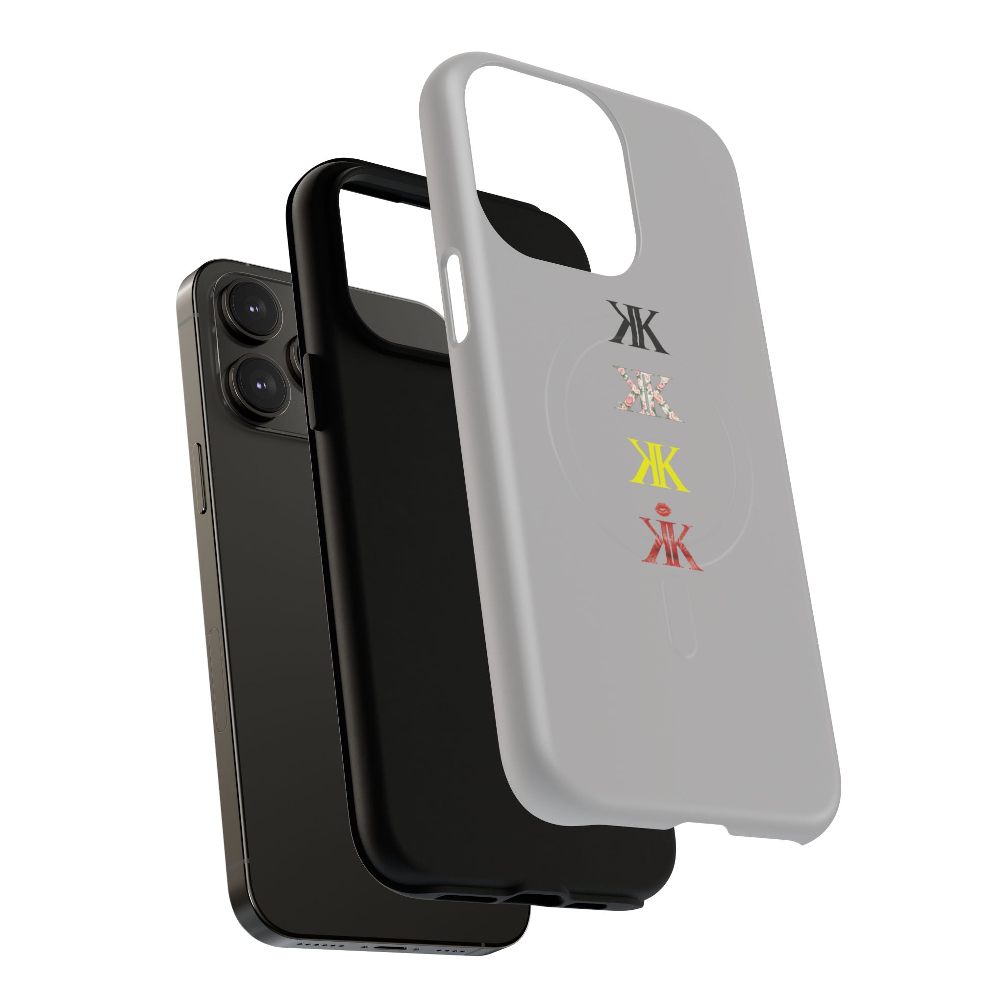 Sigil Collection Phone Case — Minimalist Monogram Stack Tough Magnetic Case